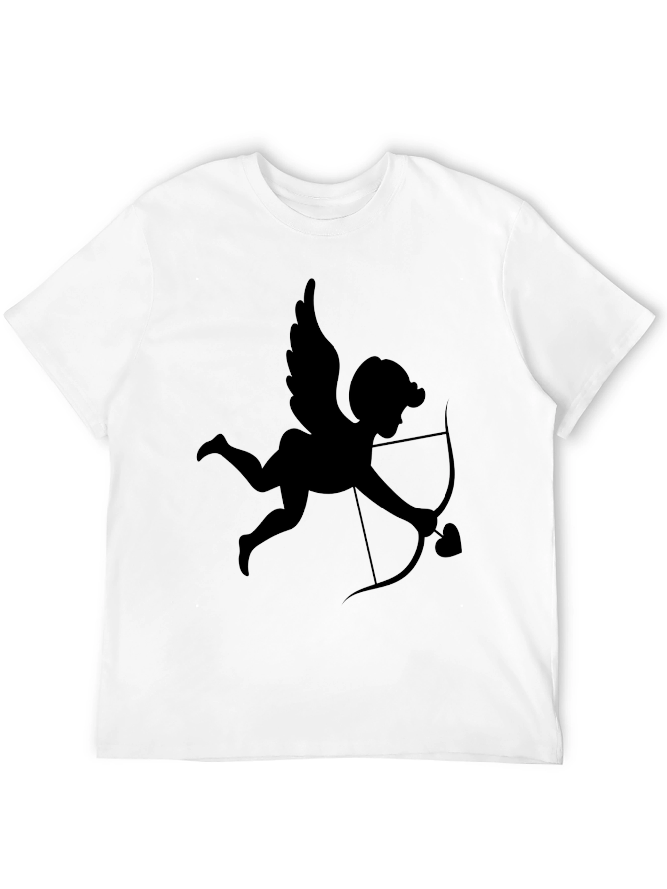 Cupid Graphic Tee - Black Valentines Day Shirt