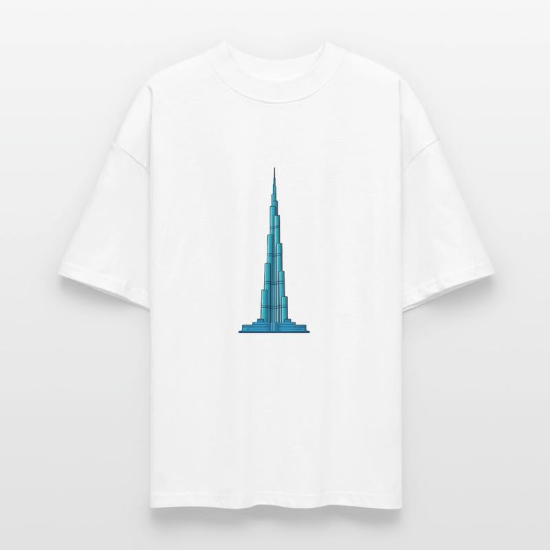 Burj Khalifa – Dubai Skyline Icon Vector Design