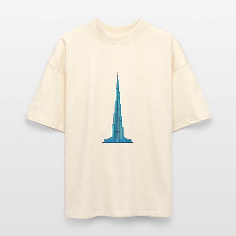 Burj Khalifa – Dubai Skyline Icon Vector Design