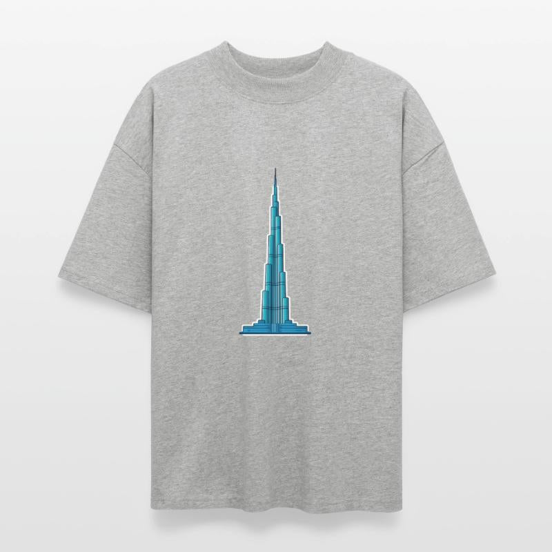 Burj Khalifa – Dubai Skyline Icon Vector Design