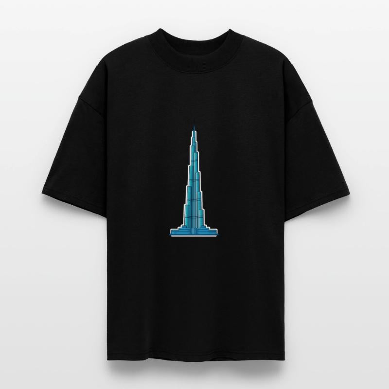 Burj Khalifa – Dubai Skyline Icon Vector Design