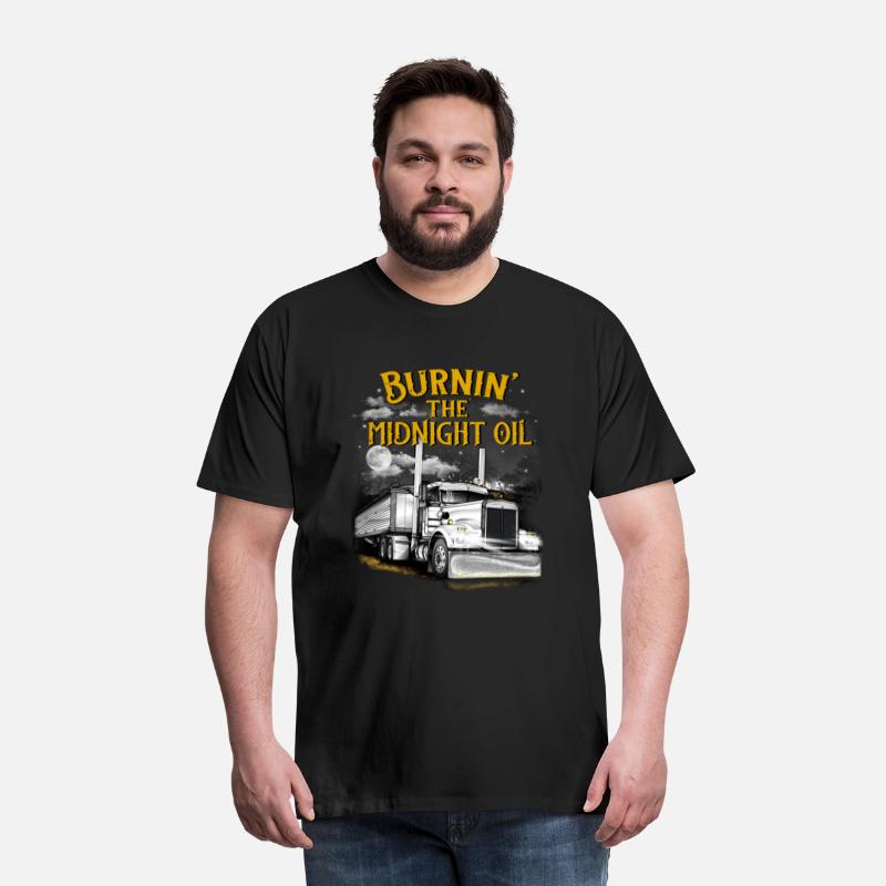 Burning the midnight oil tshirt -gift