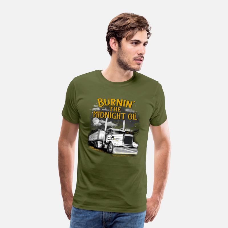 Burning the midnight oil tshirt -gift