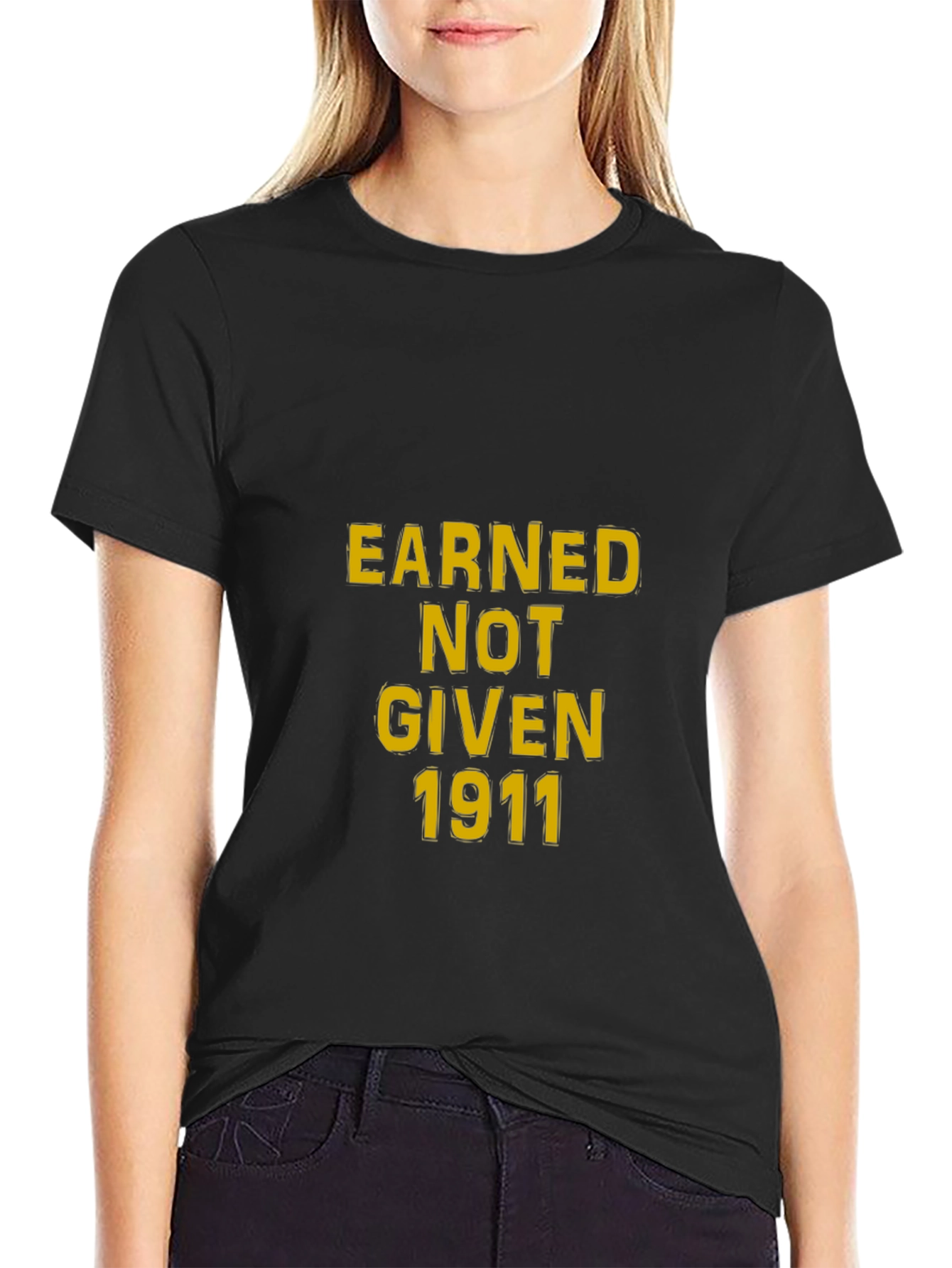 Earned Not Given 1911 Black T-Shirt