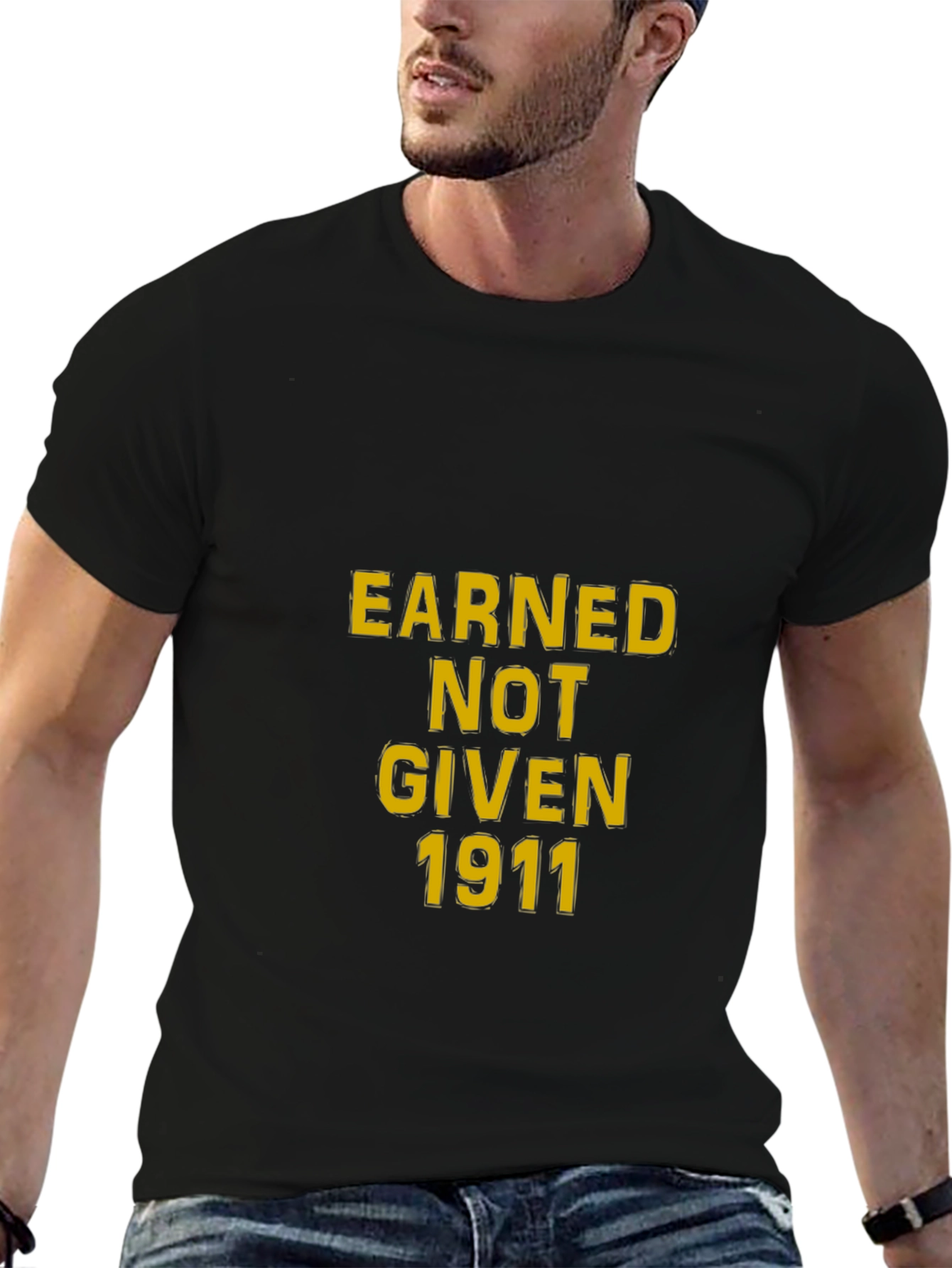 Earned Not Given 1911 Black T-Shirt