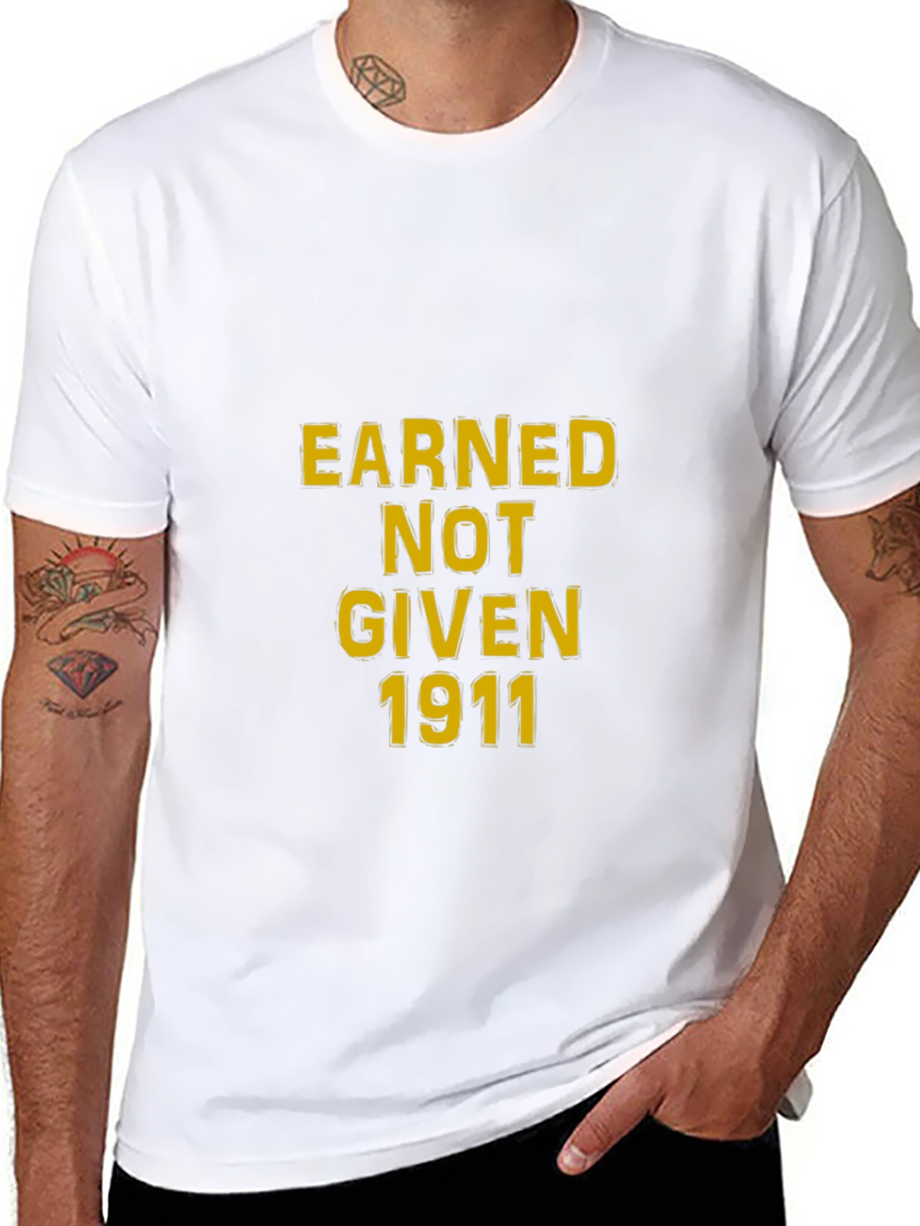 Earned Not Given 1911 Black T-Shirt