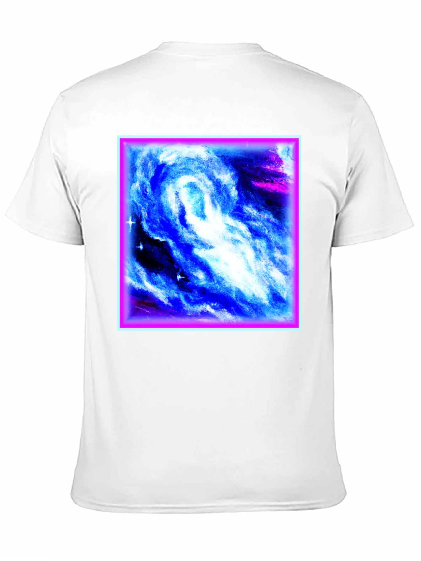 Nebula Galaxy Graphic Black T-Shirt