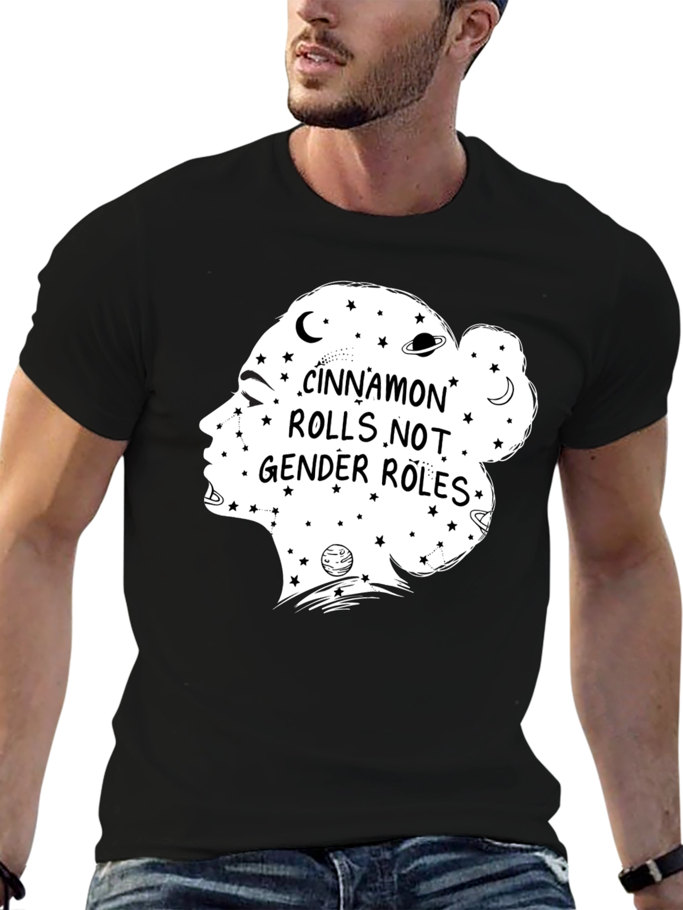 Cinnamon Rolls Not Gender Roles Graphic Tee - Unisex