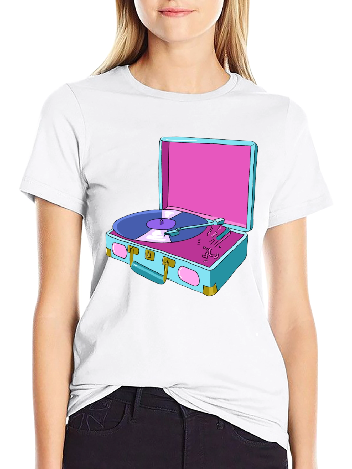 Retro Turntable Graphic Tee