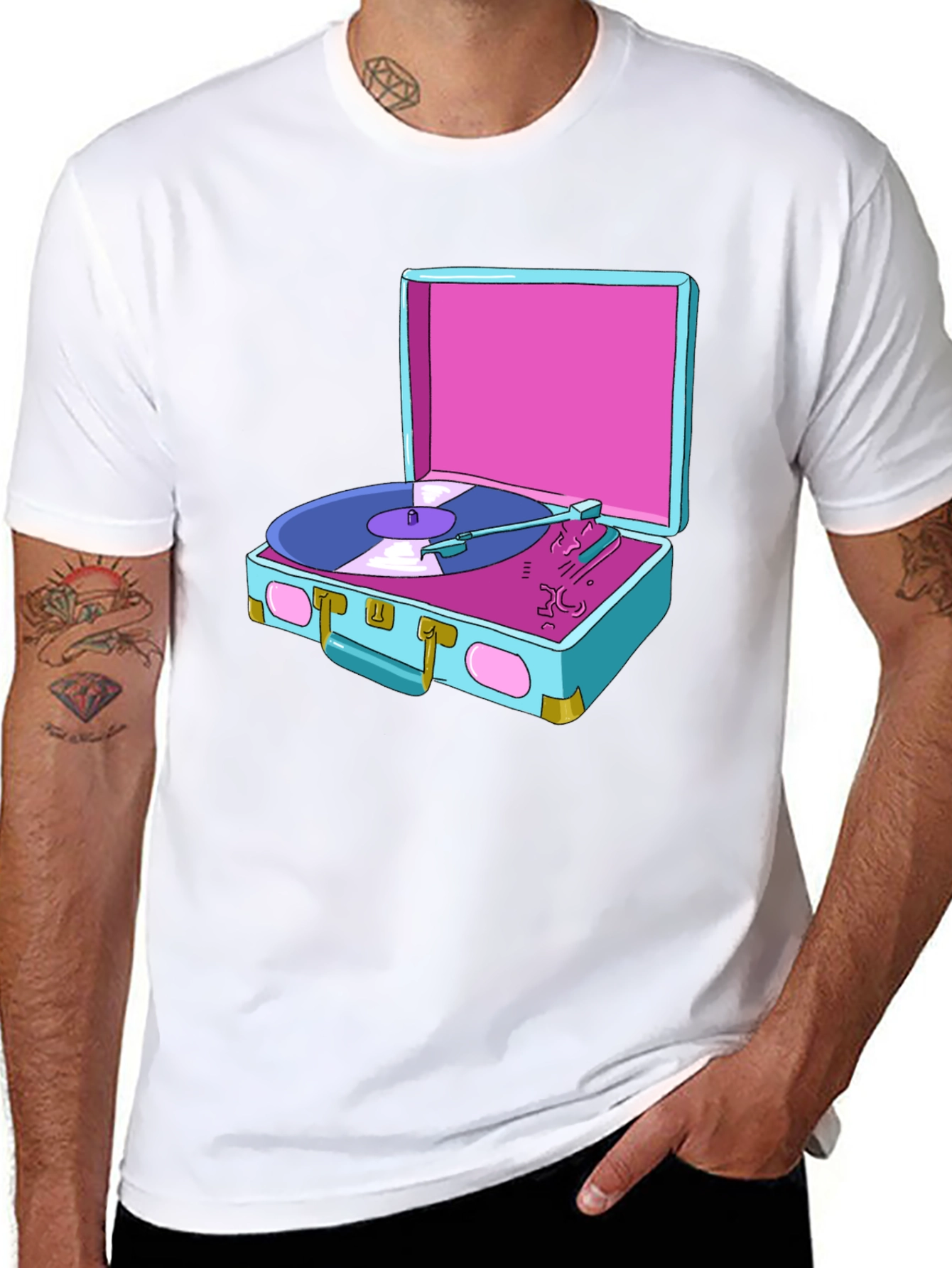 Retro Turntable Graphic Tee