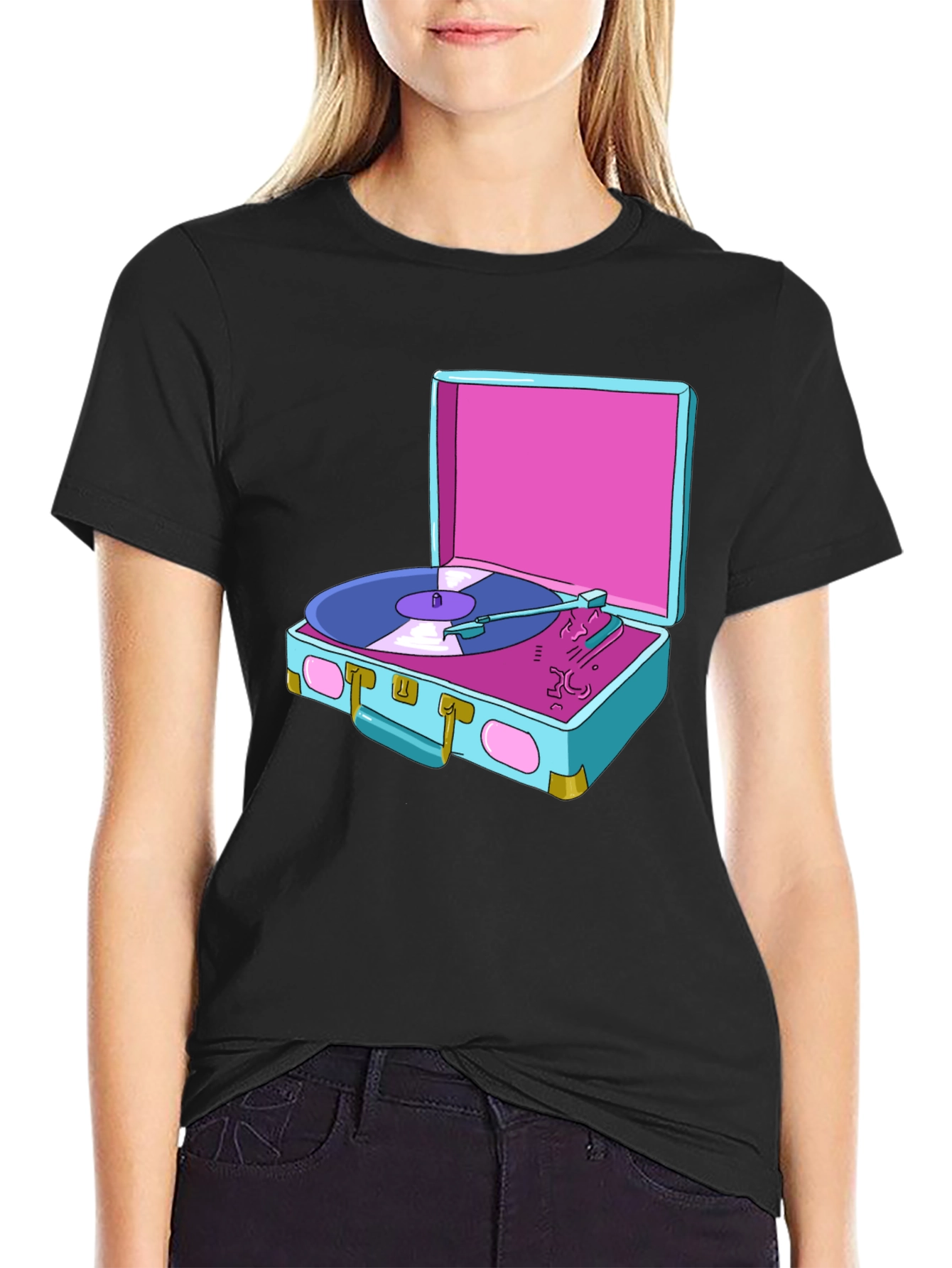 Retro Turntable Graphic Tee