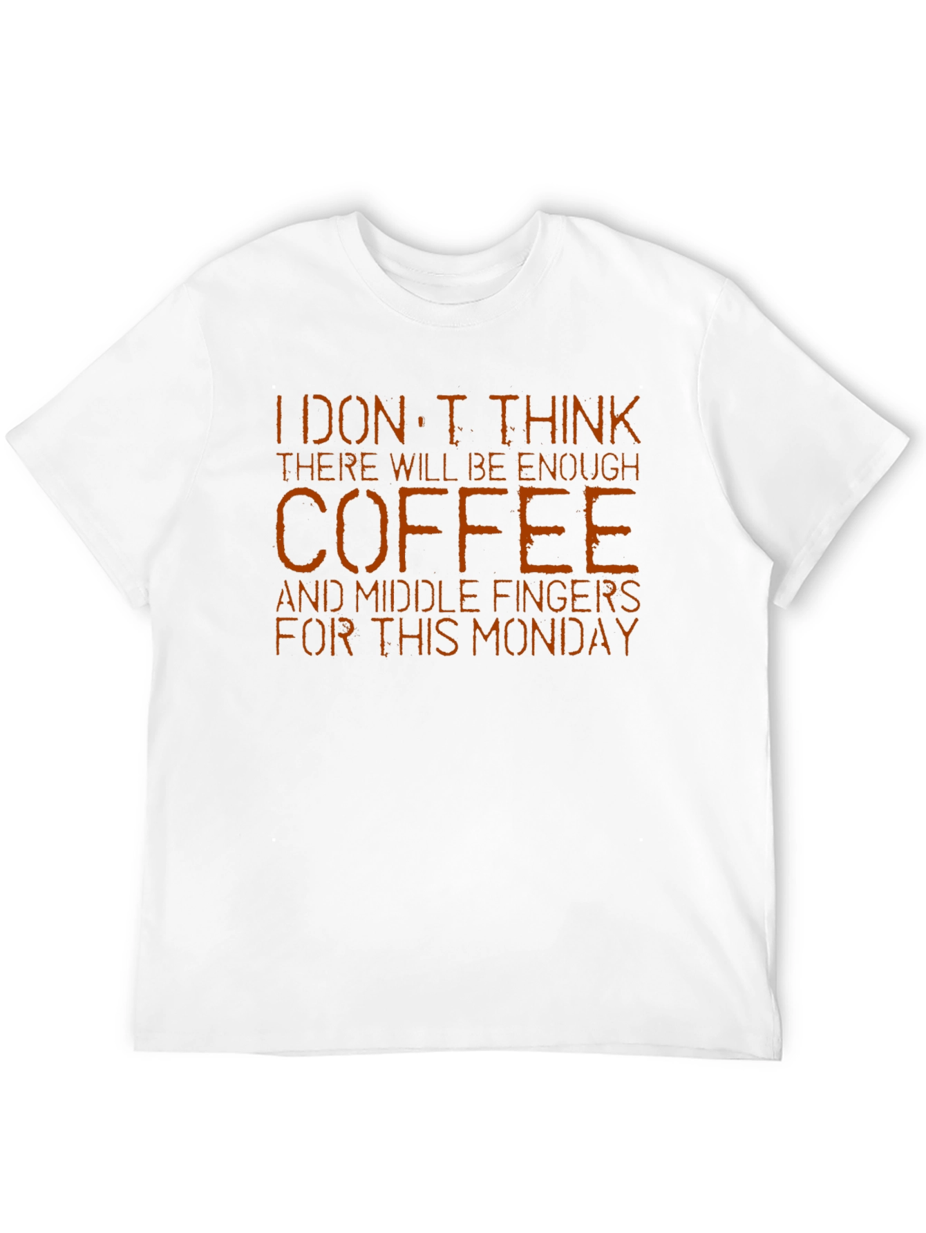 Coffee & Middle Fingers T-Shirt - Monday Mood