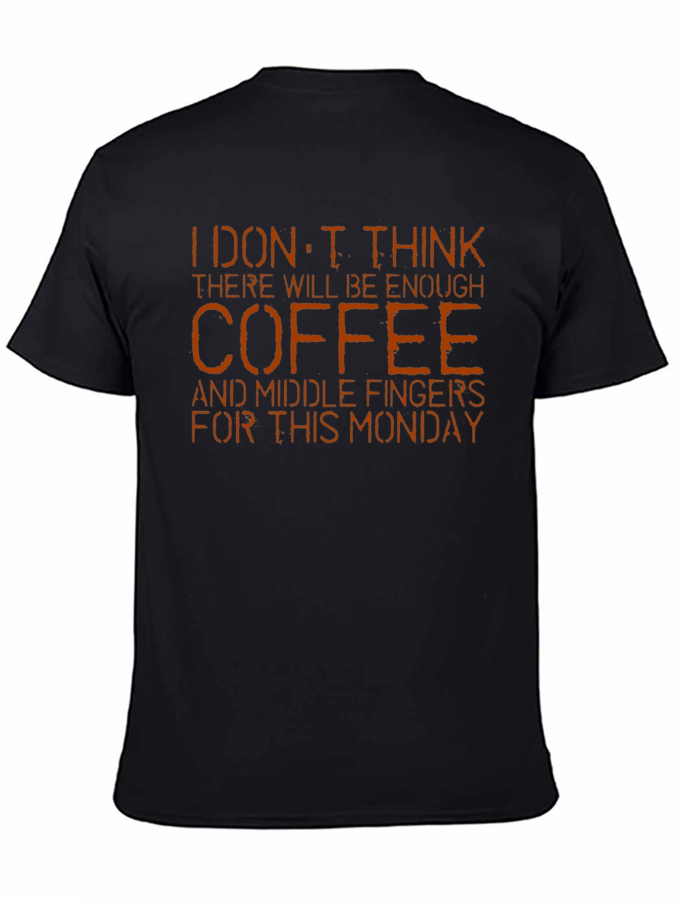 Coffee & Middle Fingers T-Shirt - Monday Mood