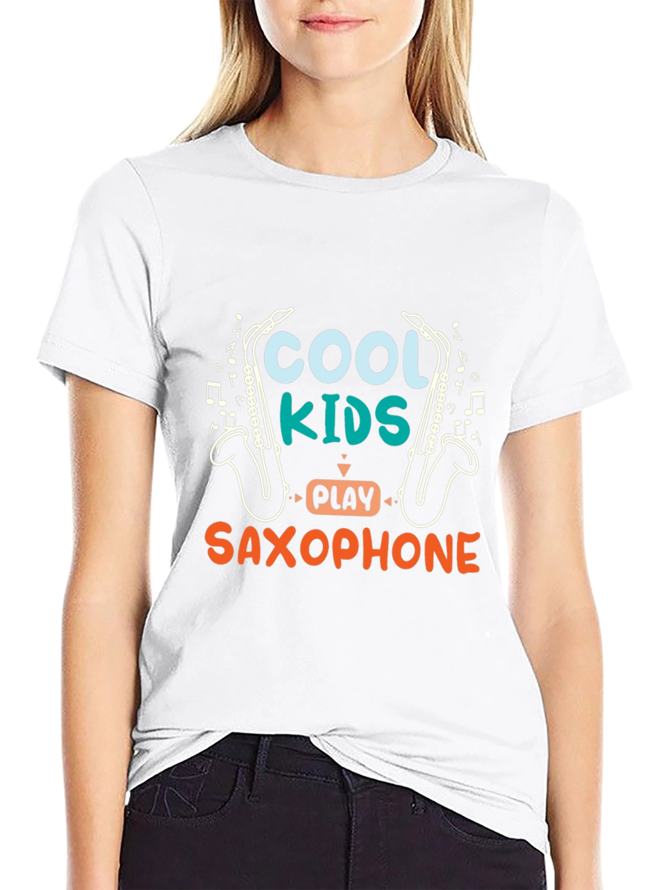 Cool Kids Saxophone Graphic Tee