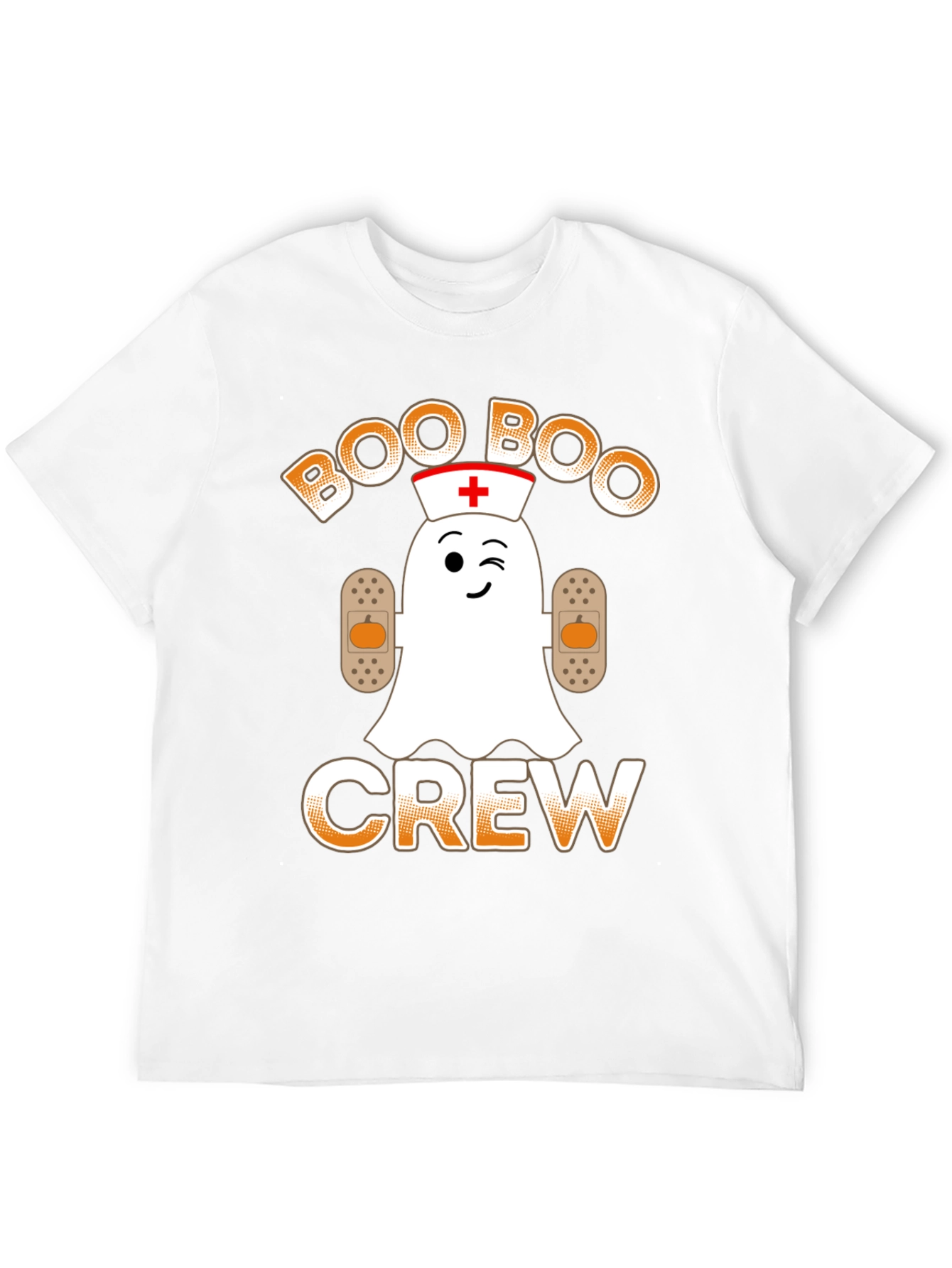 Boo Boo Crew Halloween Nurse Ghost T-Shirt
