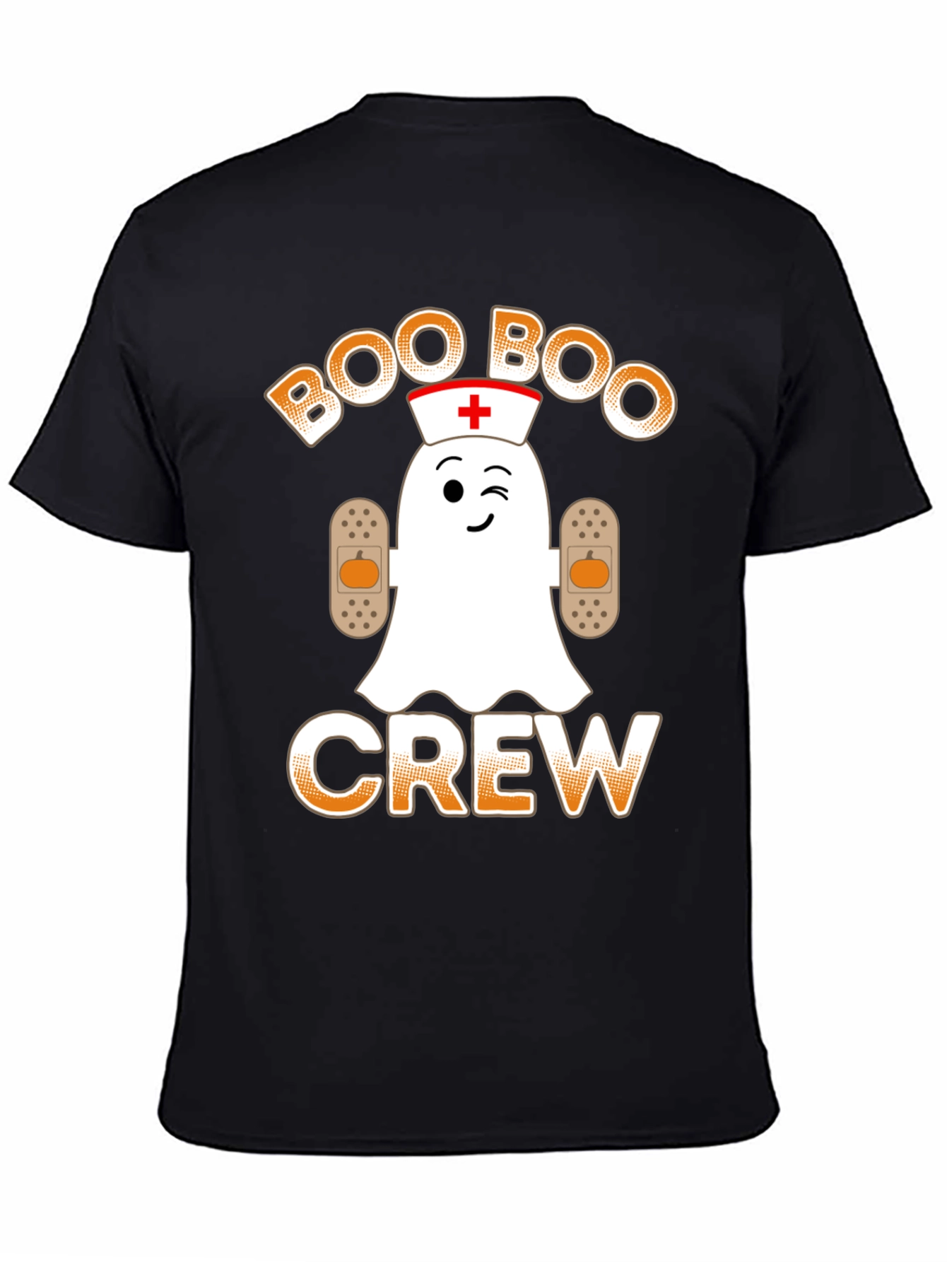 Boo Boo Crew Halloween Nurse Ghost T-Shirt