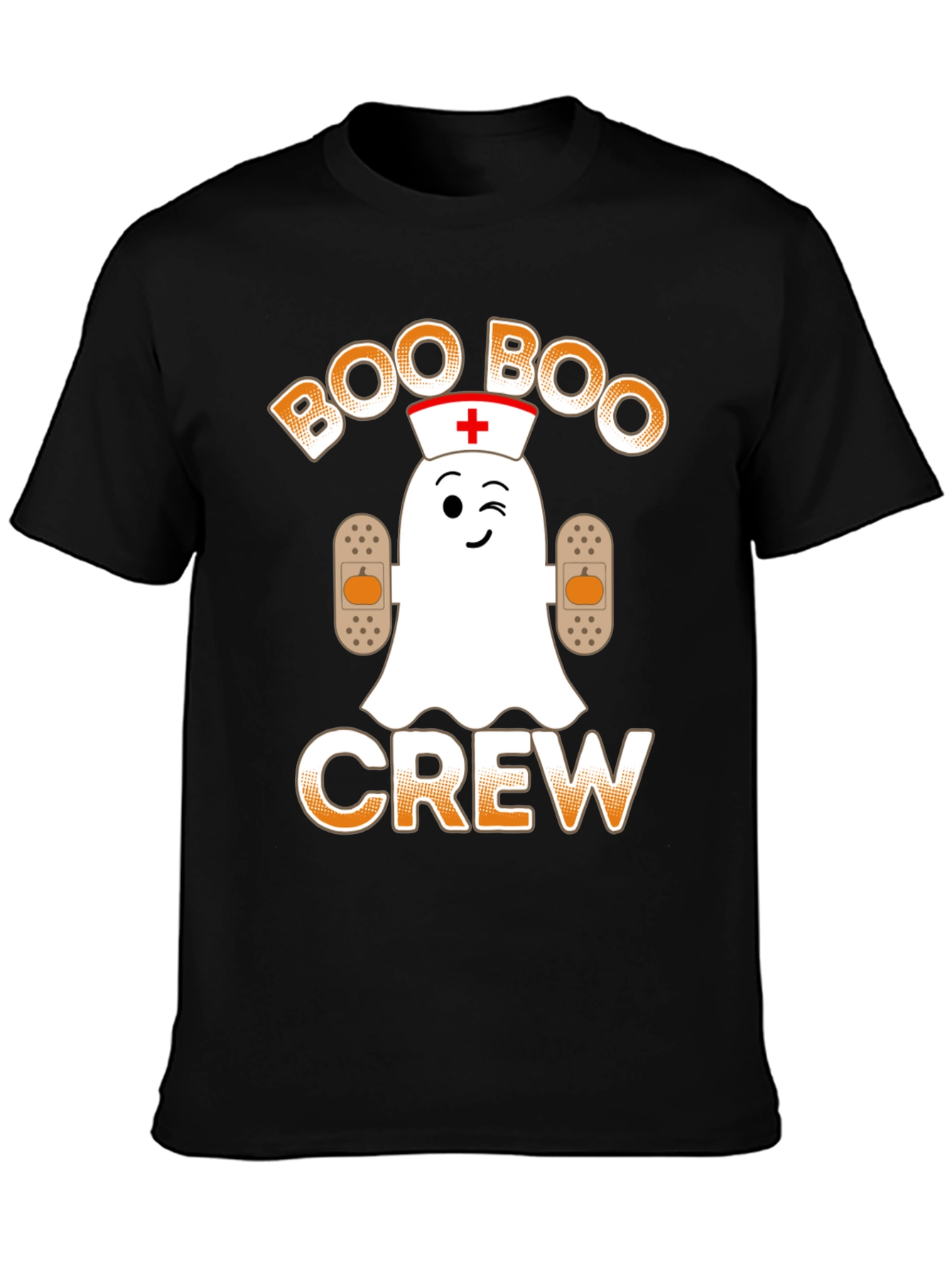 Boo Boo Crew Halloween Nurse Ghost T-Shirt