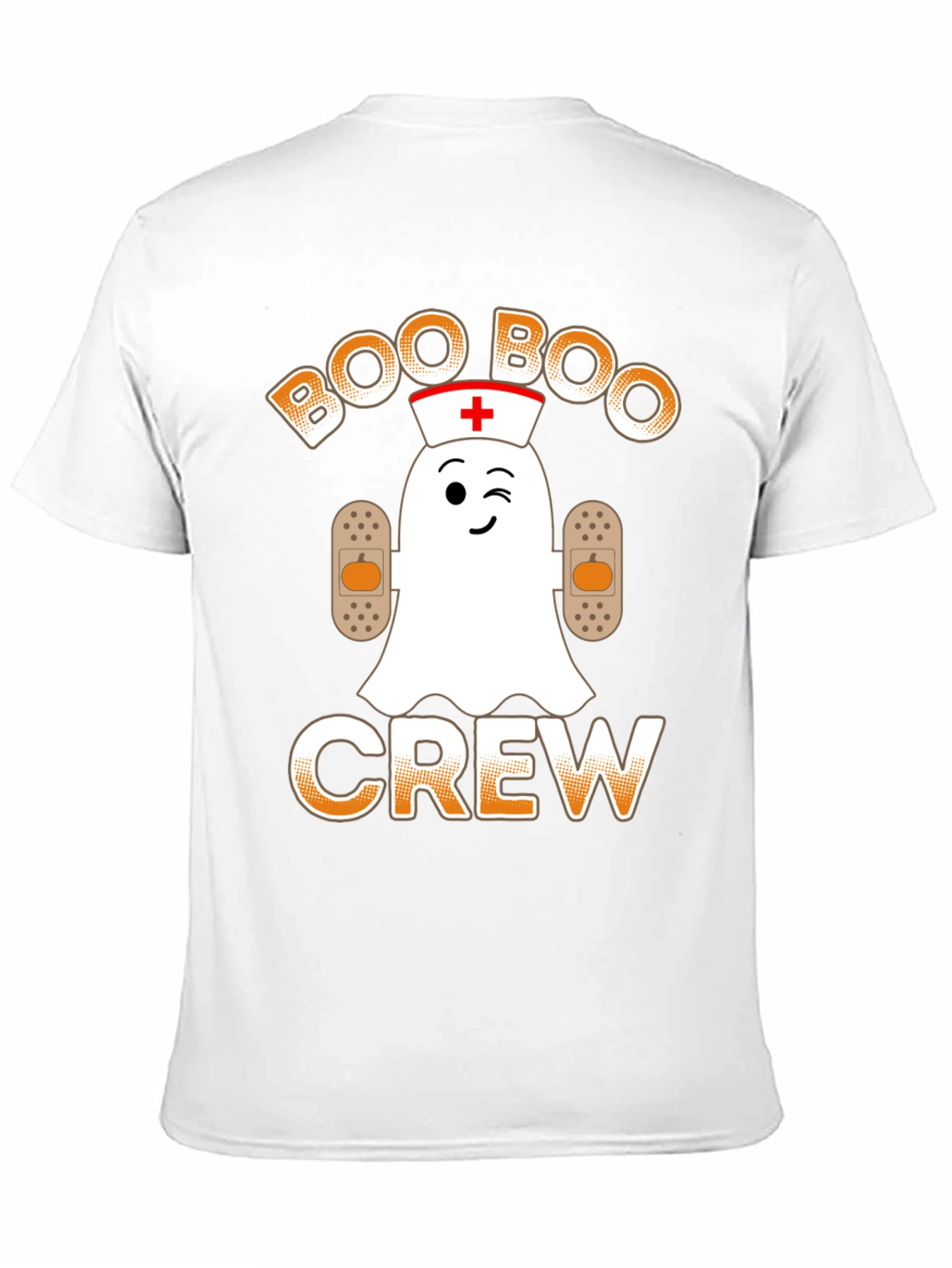 Boo Boo Crew Halloween Nurse Ghost T-Shirt