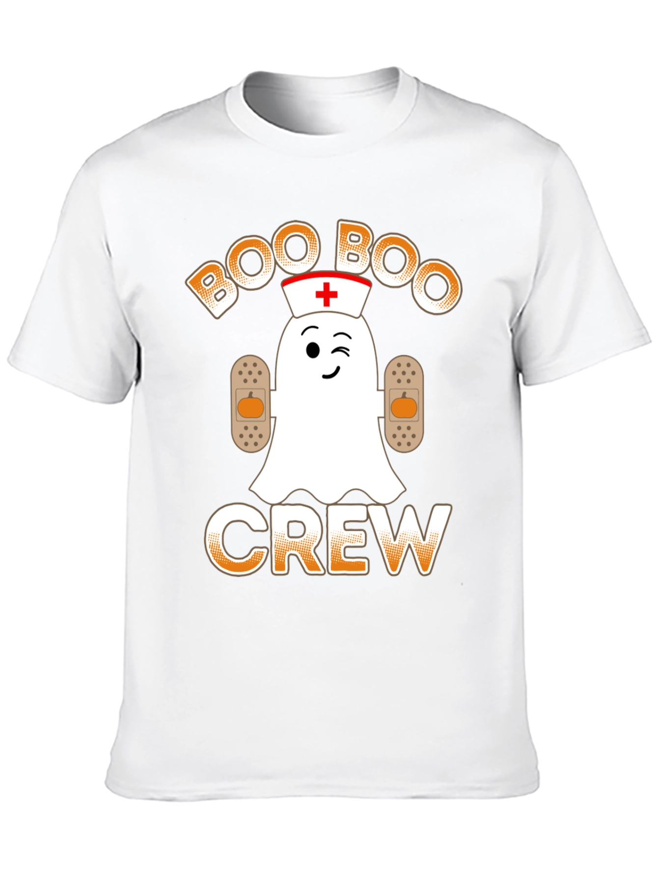 Boo Boo Crew Halloween Nurse Ghost T-Shirt