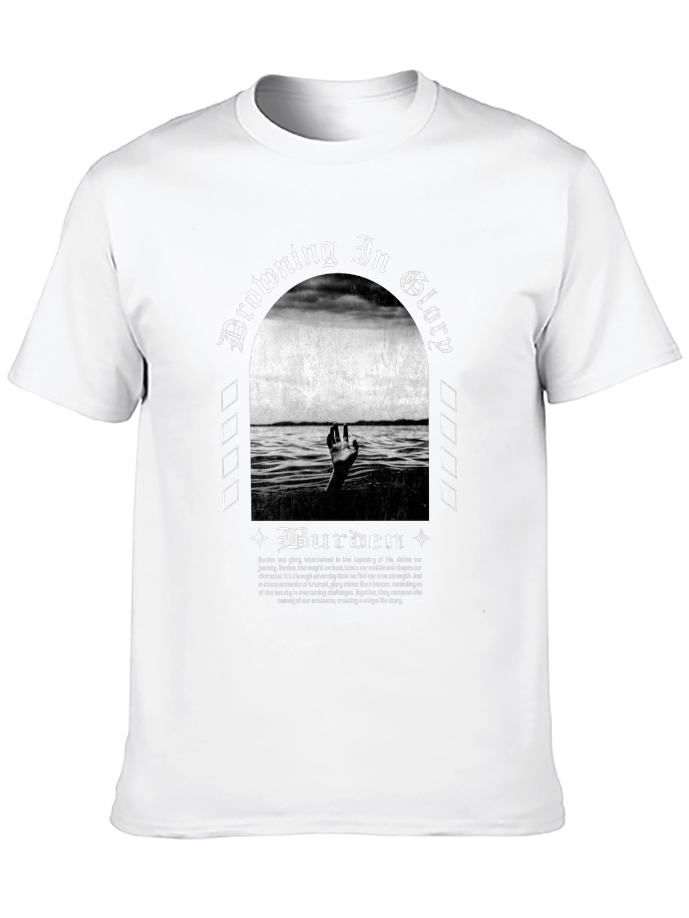 Drowning in Glory Burden Graphic Tee