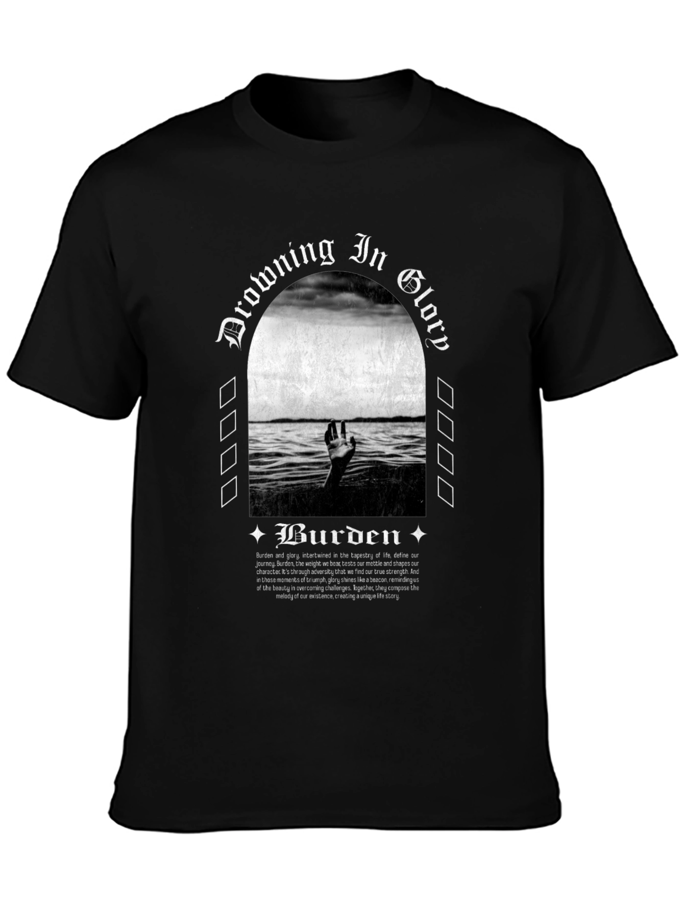 Drowning in Glory Burden Graphic Tee