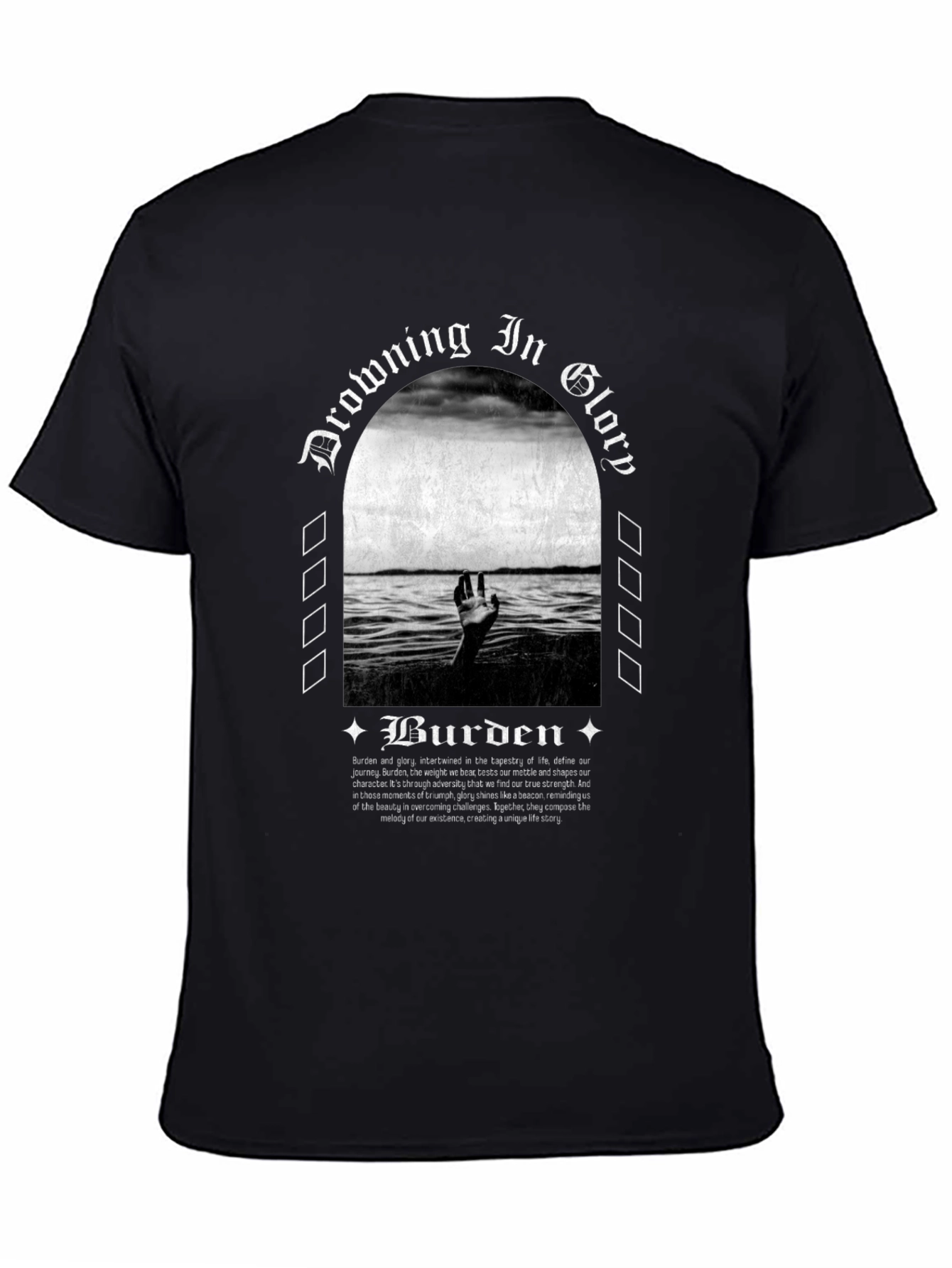 Drowning in Glory Burden Graphic Tee