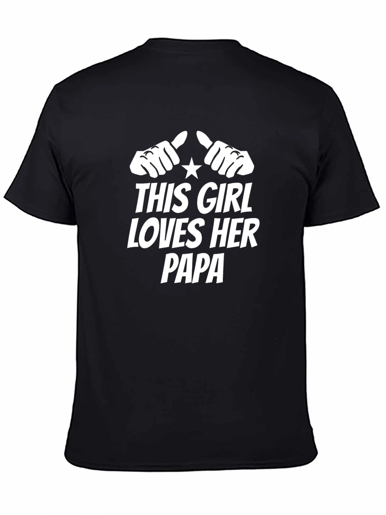 This Girl Loves Her Papa Graphic Tee