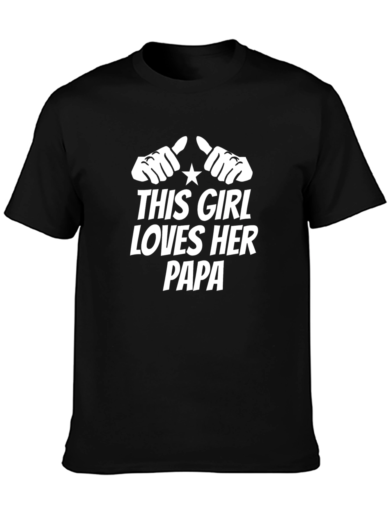 This Girl Loves Her Papa Graphic Tee