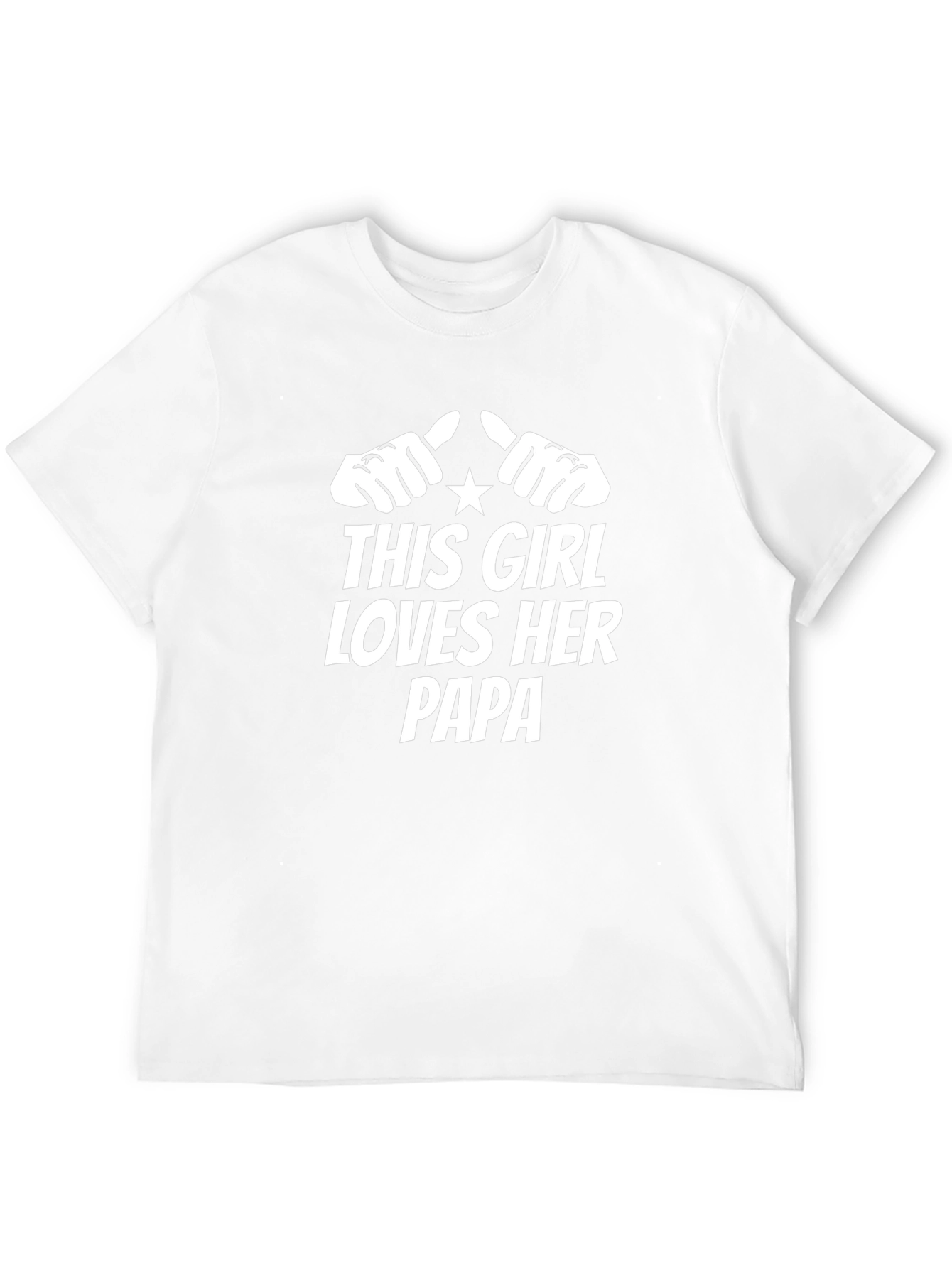 This Girl Loves Her Papa Graphic Tee