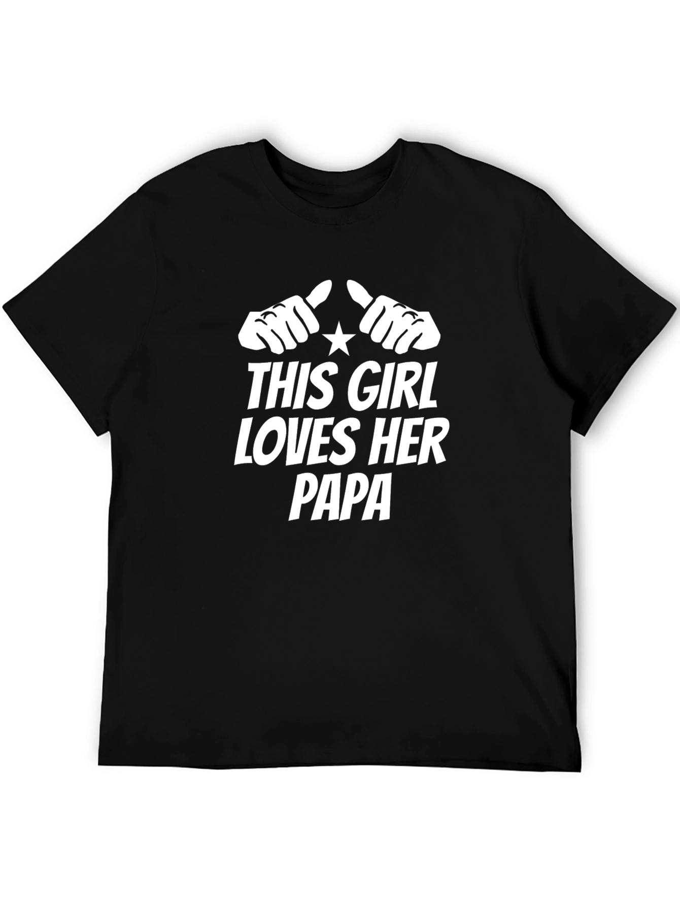 This Girl Loves Her Papa Graphic Tee