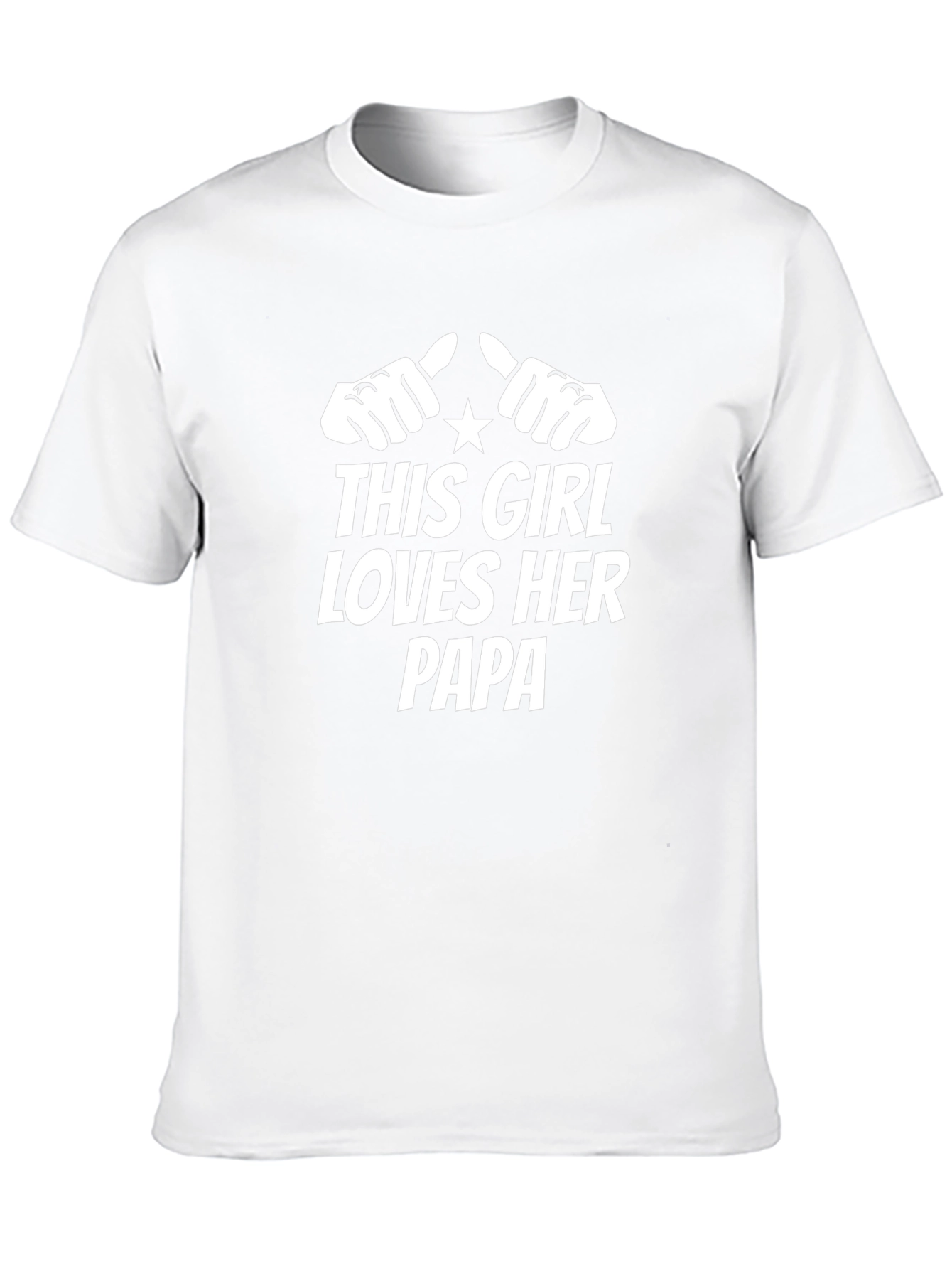 This Girl Loves Her Papa Graphic Tee