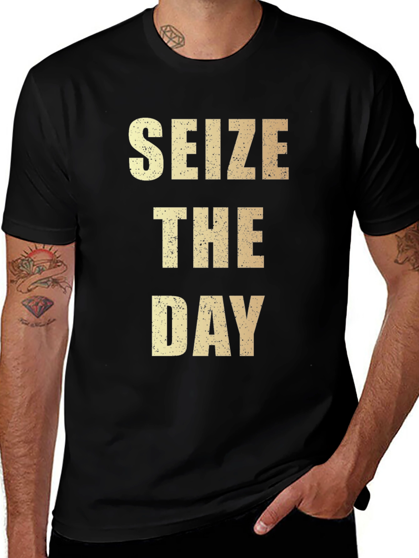Seize The Day Graphic Tee - Carpe Diem T-Shirt