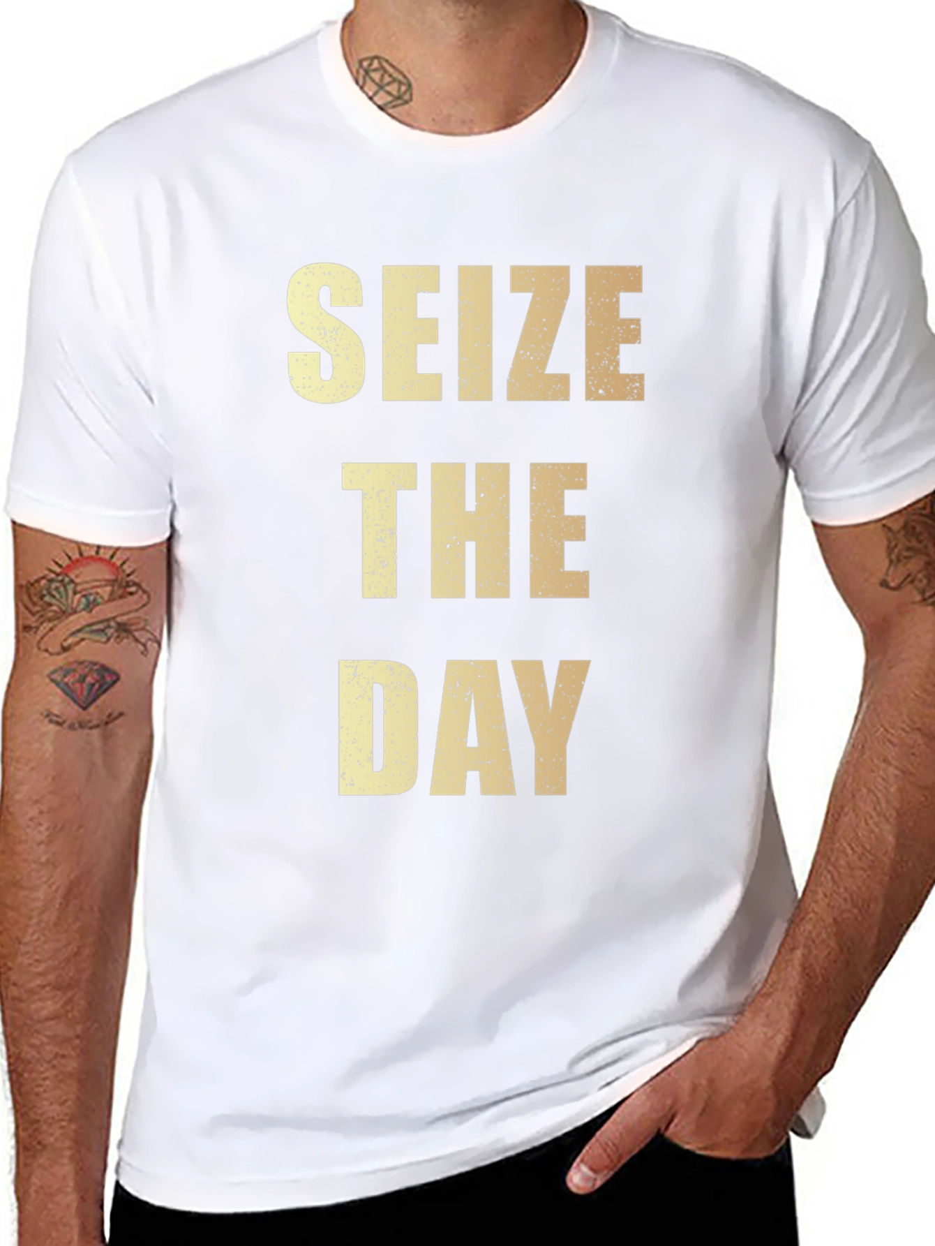 Seize The Day Graphic Tee - Carpe Diem T-Shirt