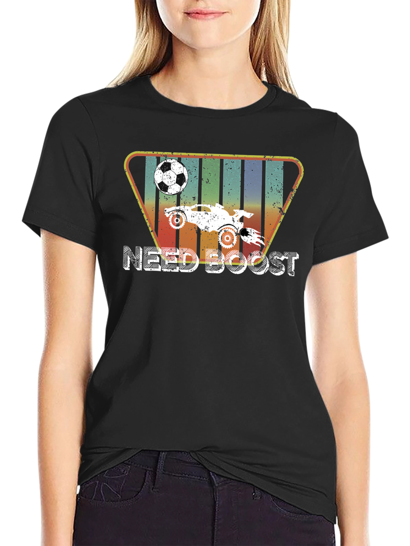 Need Boost Black T-Shirt - Rocket League Inspired