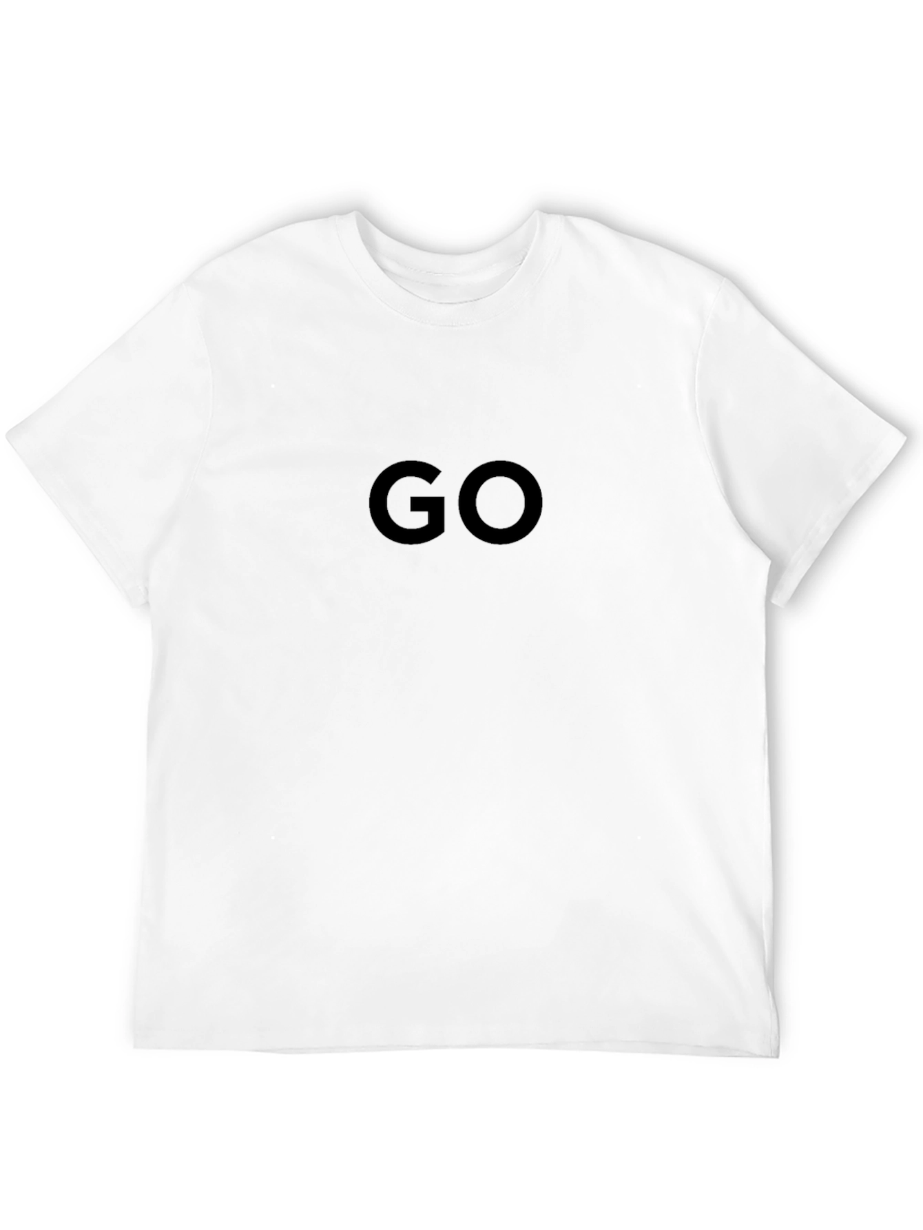 GO Black T-Shirt - Simple & Stylish