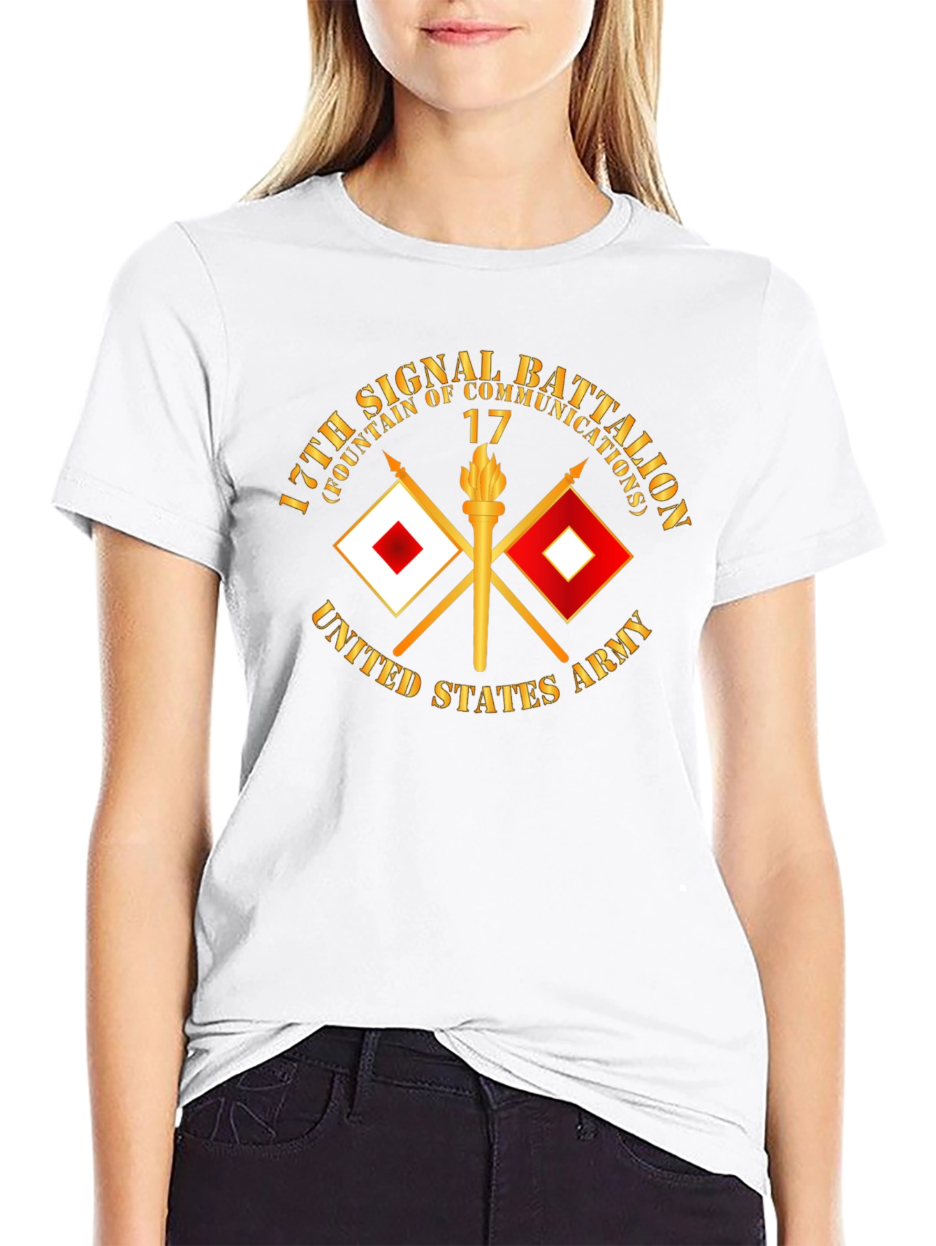 17th Signal Battalion T-Shirt - Military Pride Tee