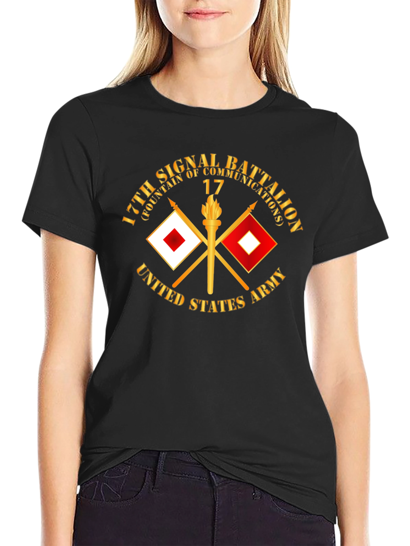 17th Signal Battalion T-Shirt - Military Pride Tee