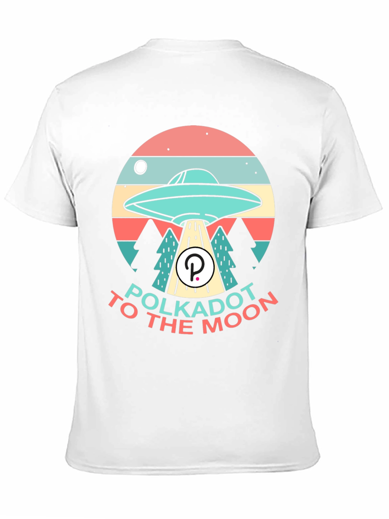 Polkadot to the Moon T-Shirt - Crypto UFO Tee