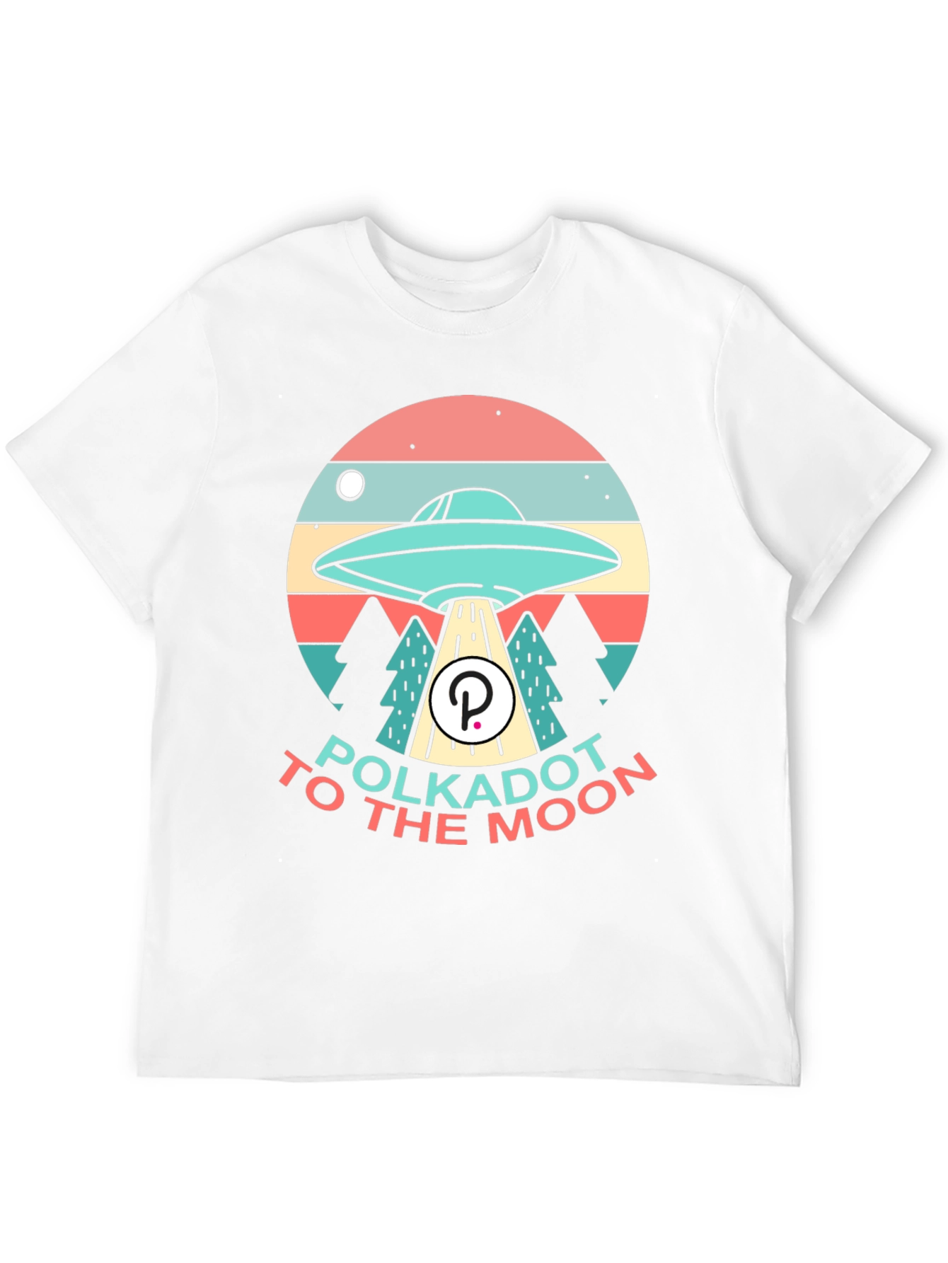 Polkadot to the Moon T-Shirt - Crypto UFO Tee