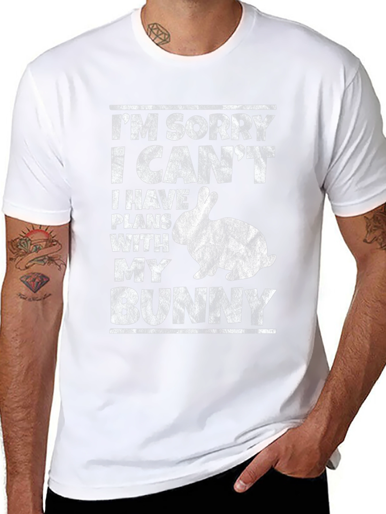 Funny Bunny Plans T-Shirt
