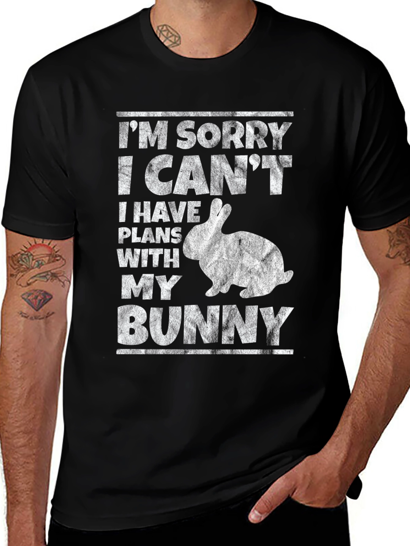 Funny Bunny Plans T-Shirt
