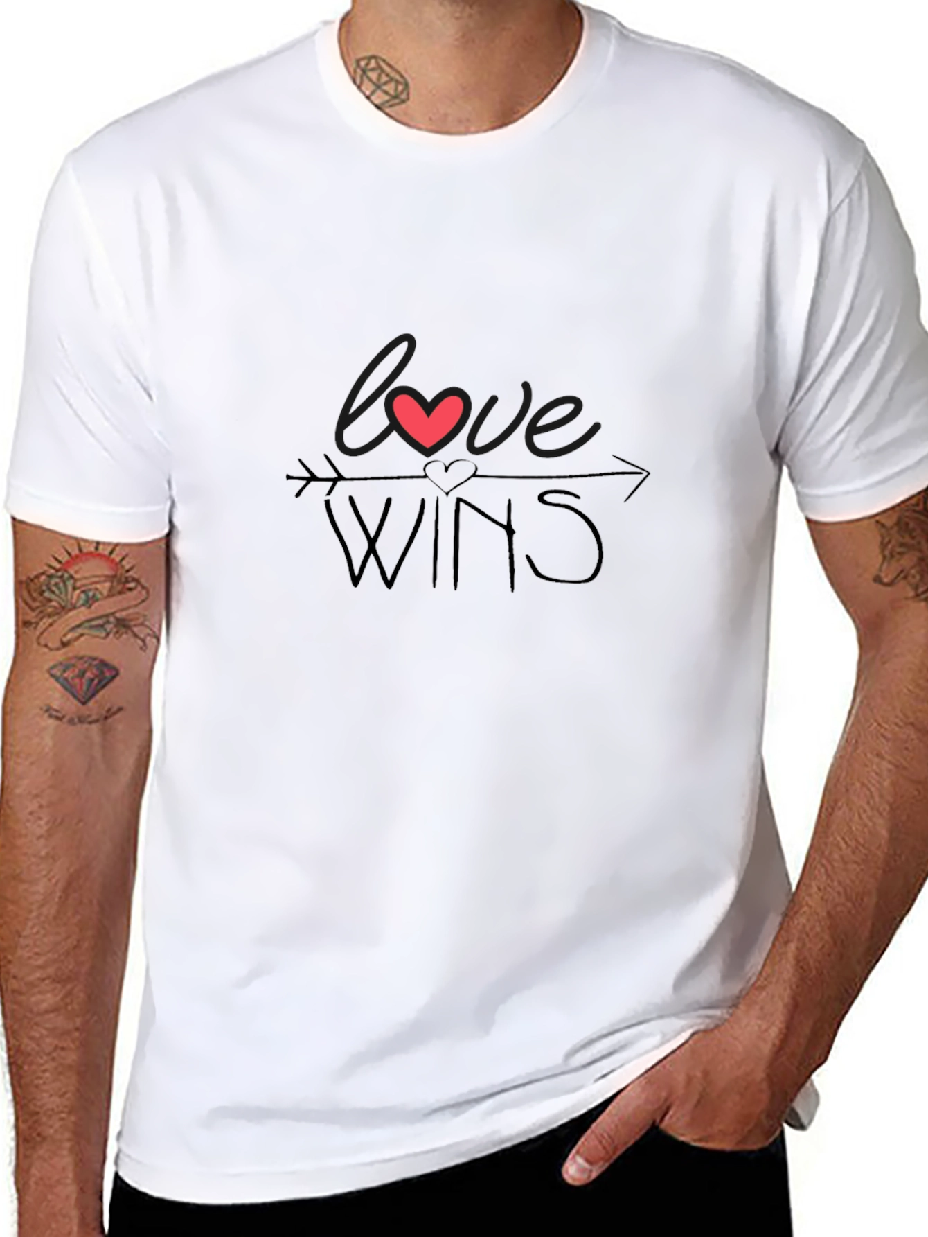 Love Wins Graphic T-Shirt - Stylish & Comfortable