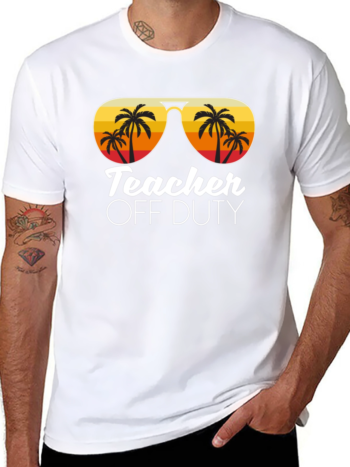 Teacher Off Duty T-Shirt - Summer Vacation Vibes