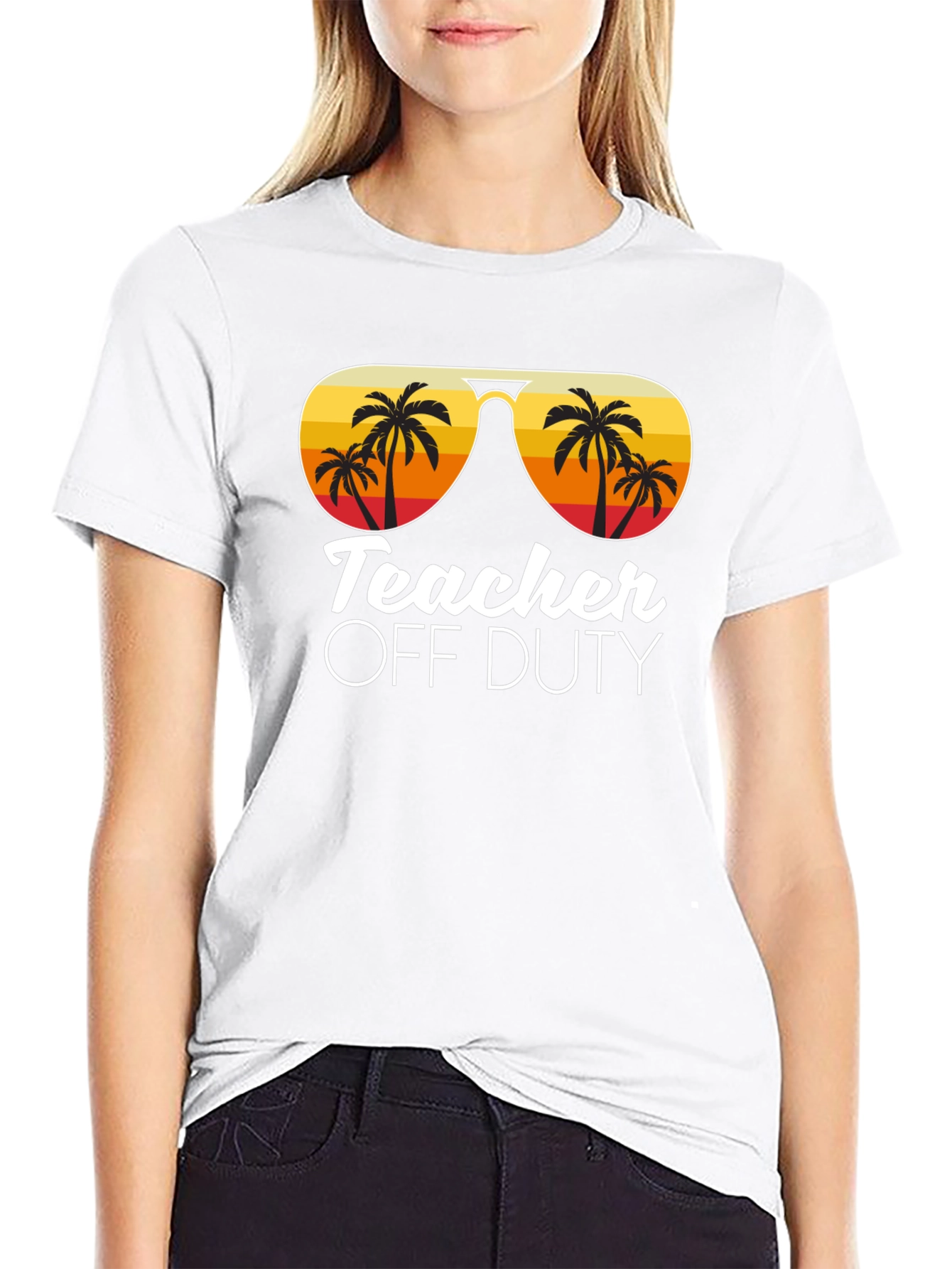 Teacher Off Duty T-Shirt - Summer Vacation Vibes