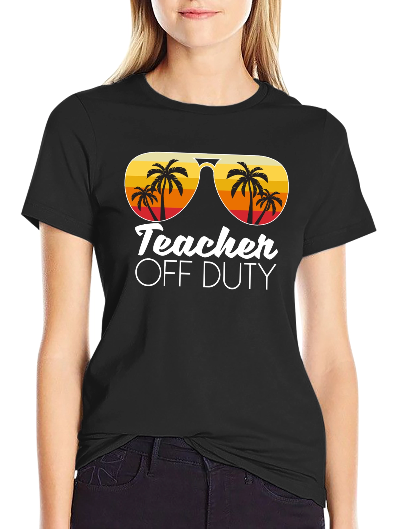 Teacher Off Duty T-Shirt - Summer Vacation Vibes