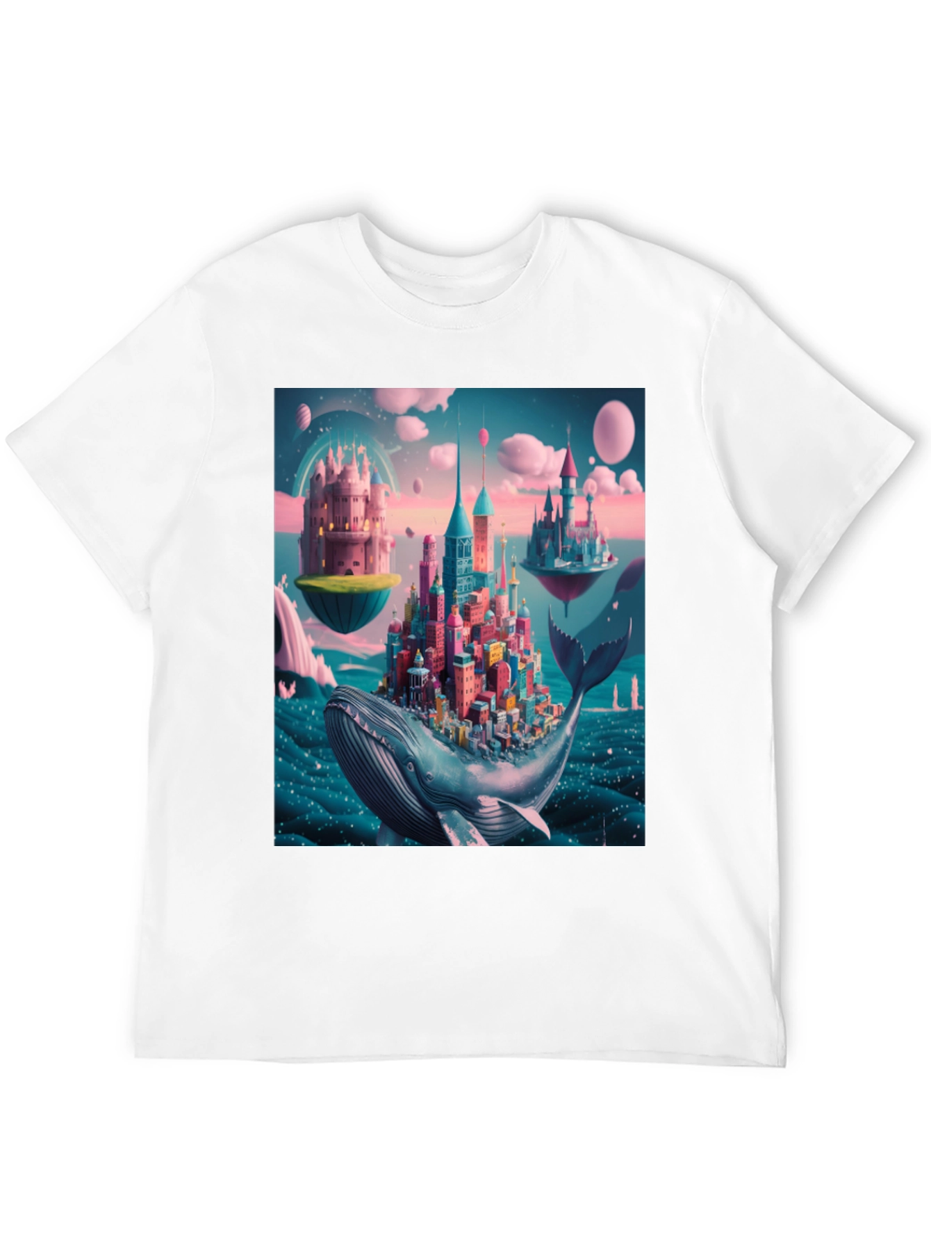 Whimsical Whale City Tee