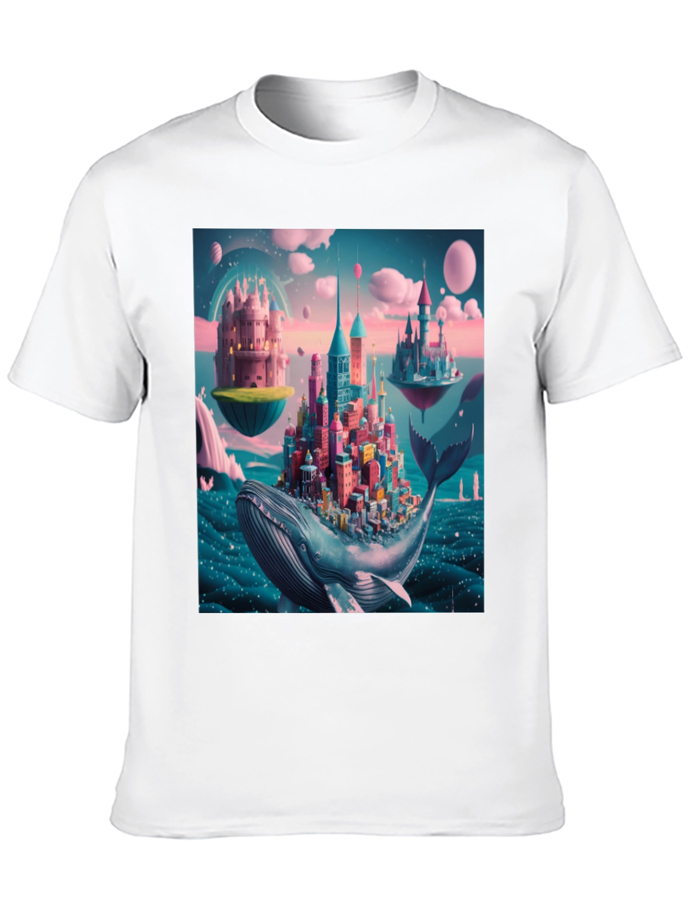 Whimsical Whale City Tee