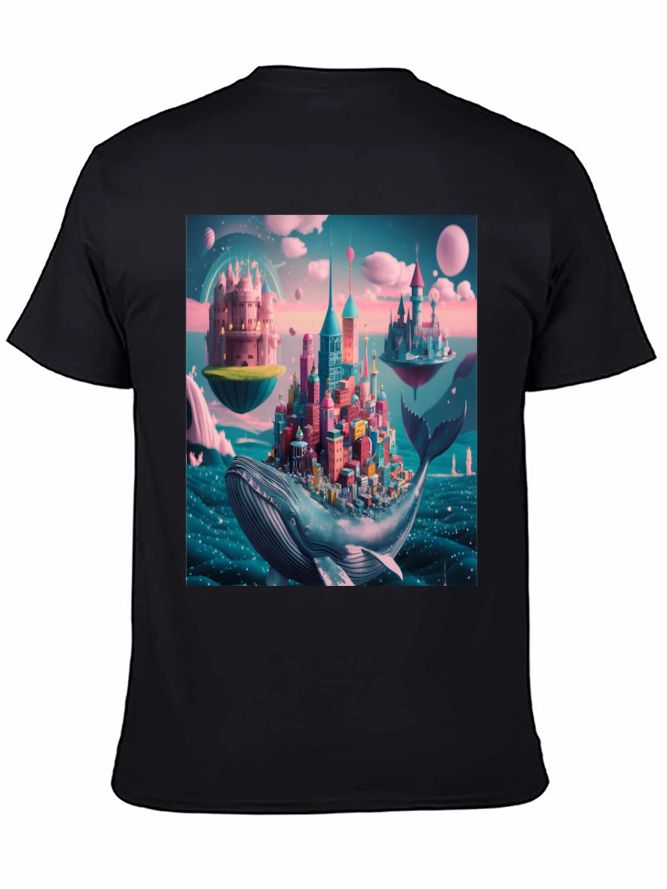 Whimsical Whale City Tee