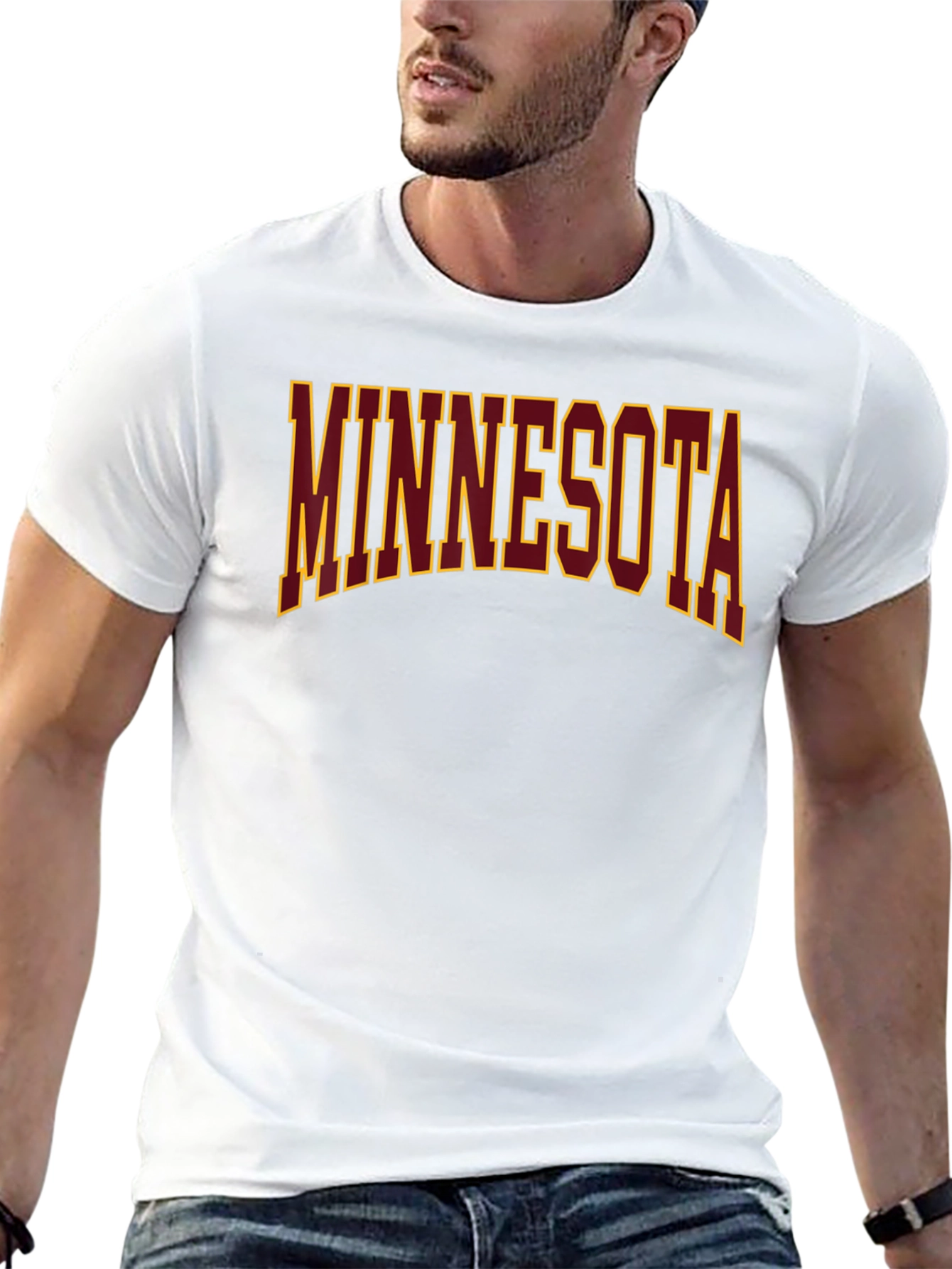 Minnesota T-Shirt Black Graphic Tee