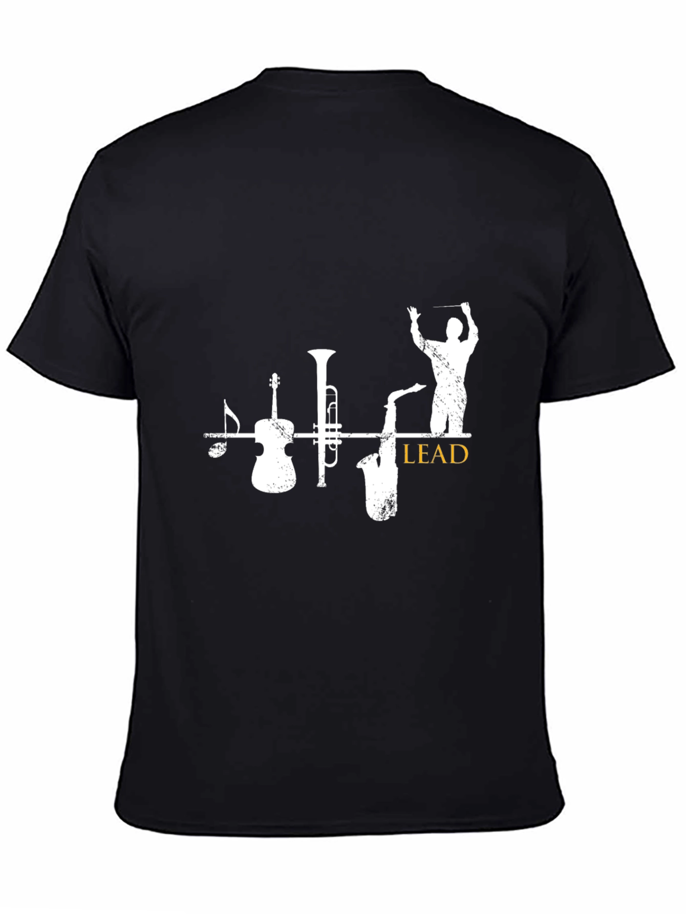 Musical Instruments Black T-Shirt
